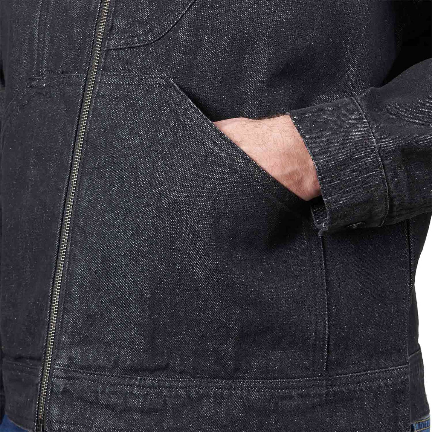 Dime Denim Twill Jacket (Schwarz)  - Allike Store