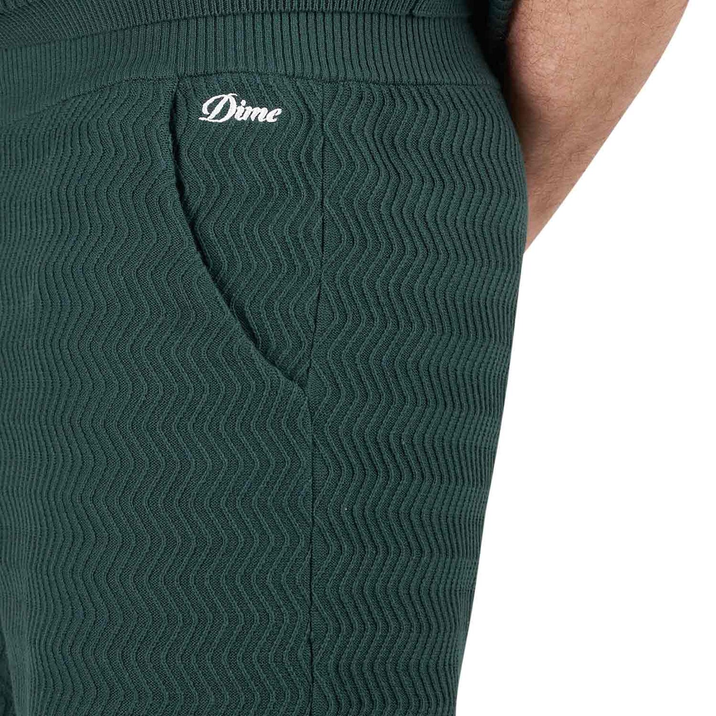 Dime Wave Cable Knit Shorts (Grün) - Allike Store