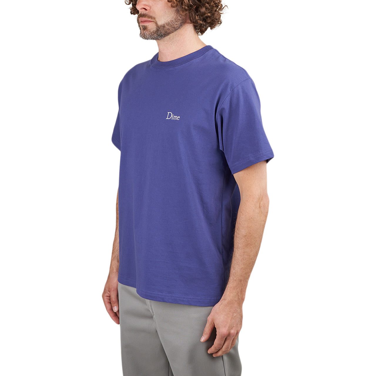 Dime Classic Small Logo T-Shirt (Blau) - Allike Store