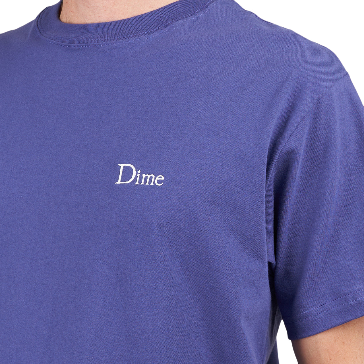 Dime Classic Small Logo T-Shirt (Blau) - Allike Store
