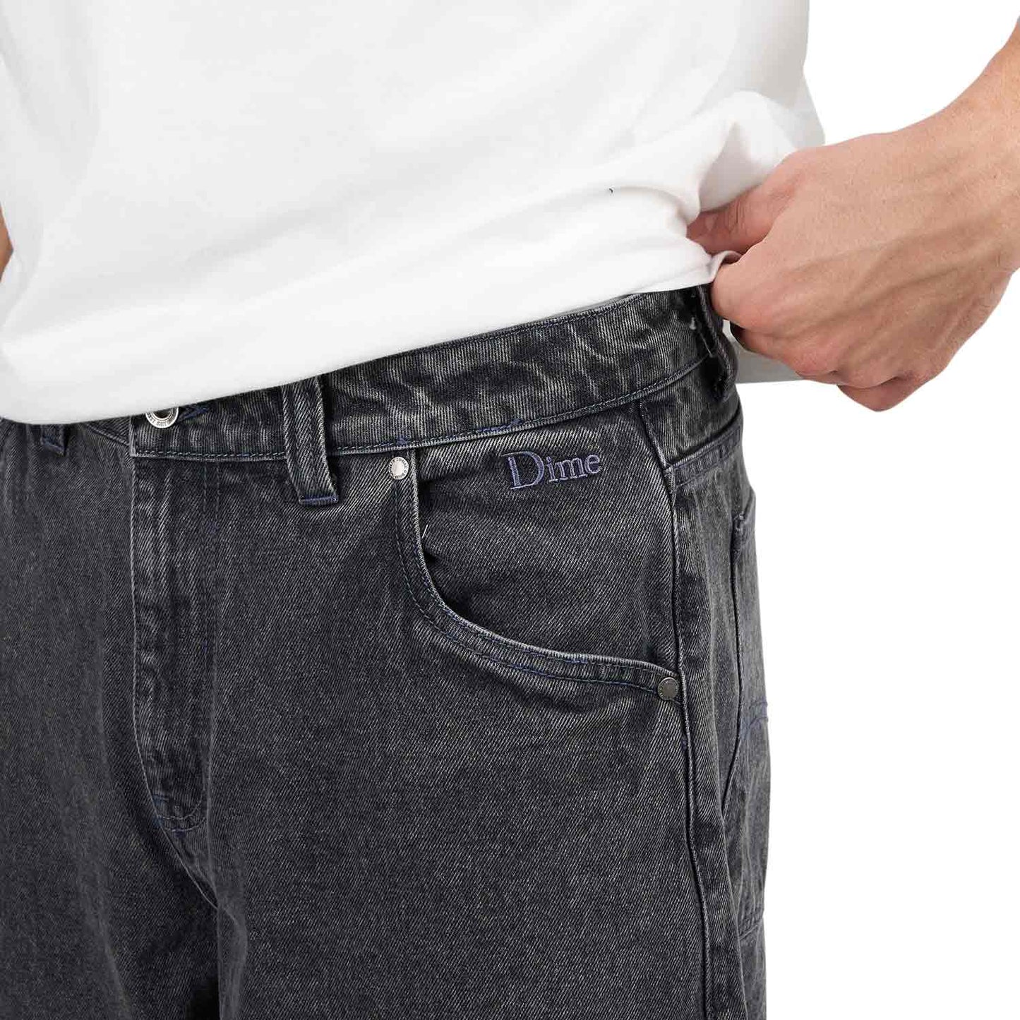Dime Classic Baggy Denim (Schwarz) - Allike Store