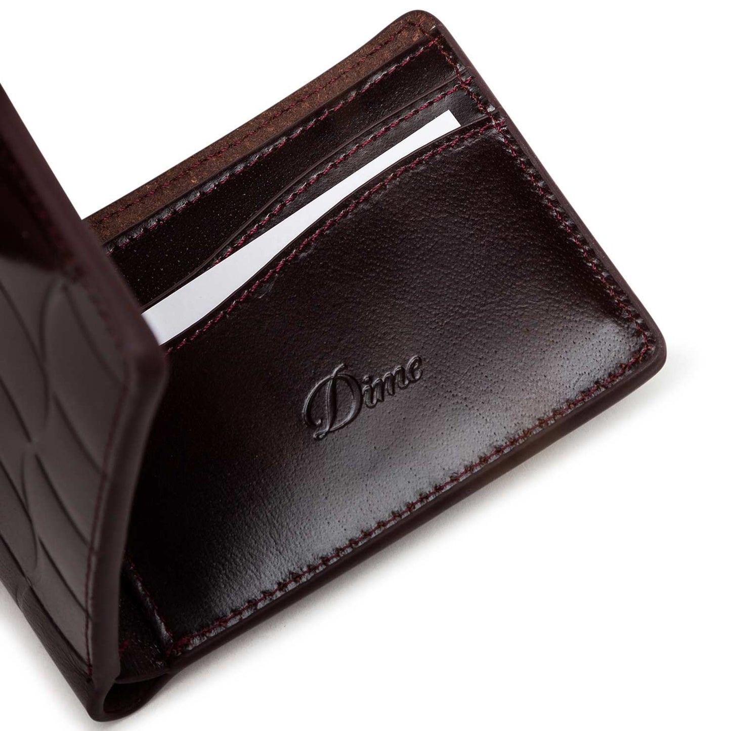 Dime Classic Quilted Wallet (Weinrot) - Allike Store