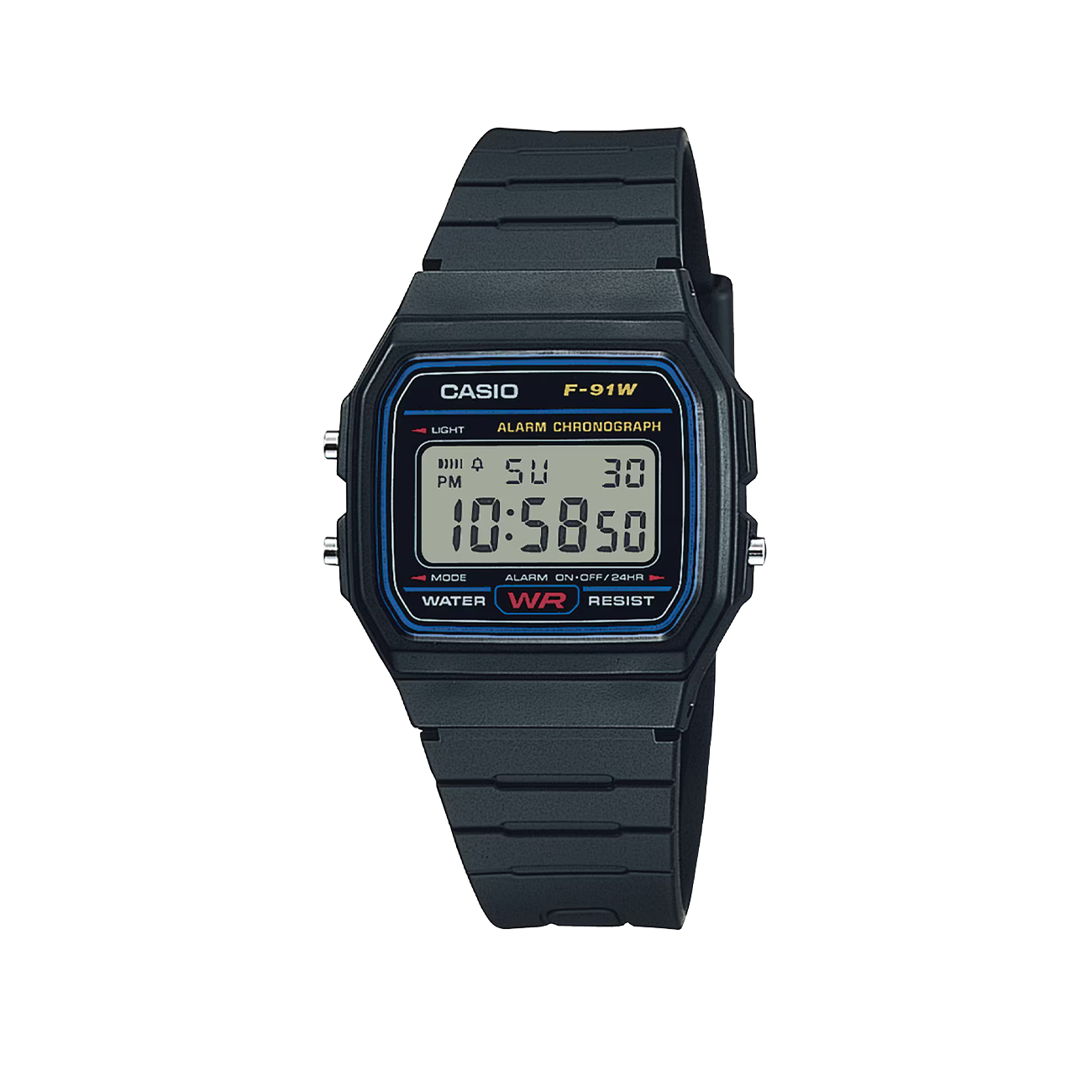 Casio F-91W-1YEG (Schwarz) - Allike Store
