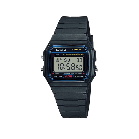 Casio F-91W-1YEG (Schwarz)  - Allike Store
