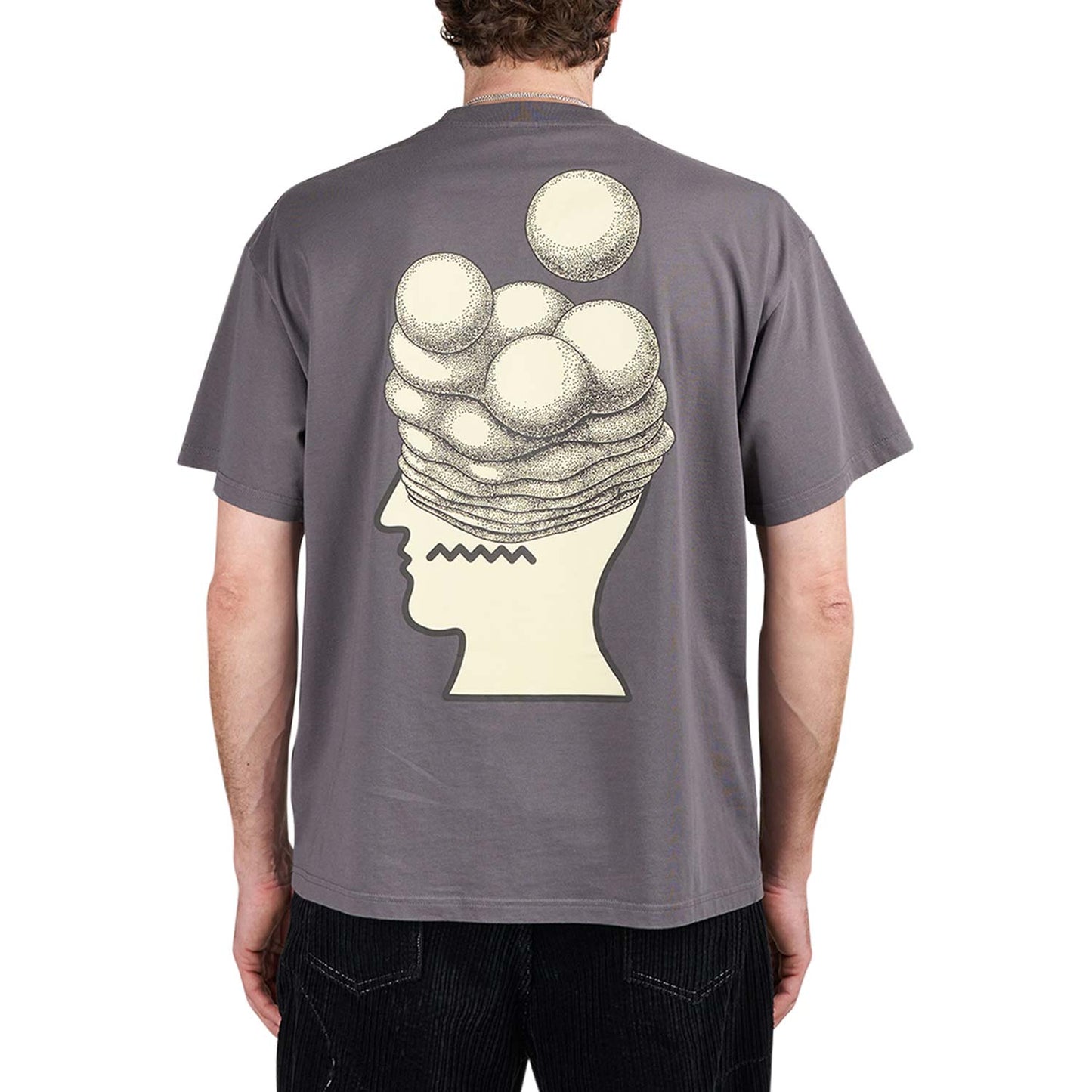 Brain Dead Brain Growth T-Shirt (Grau / Gelb)  - Allike Store