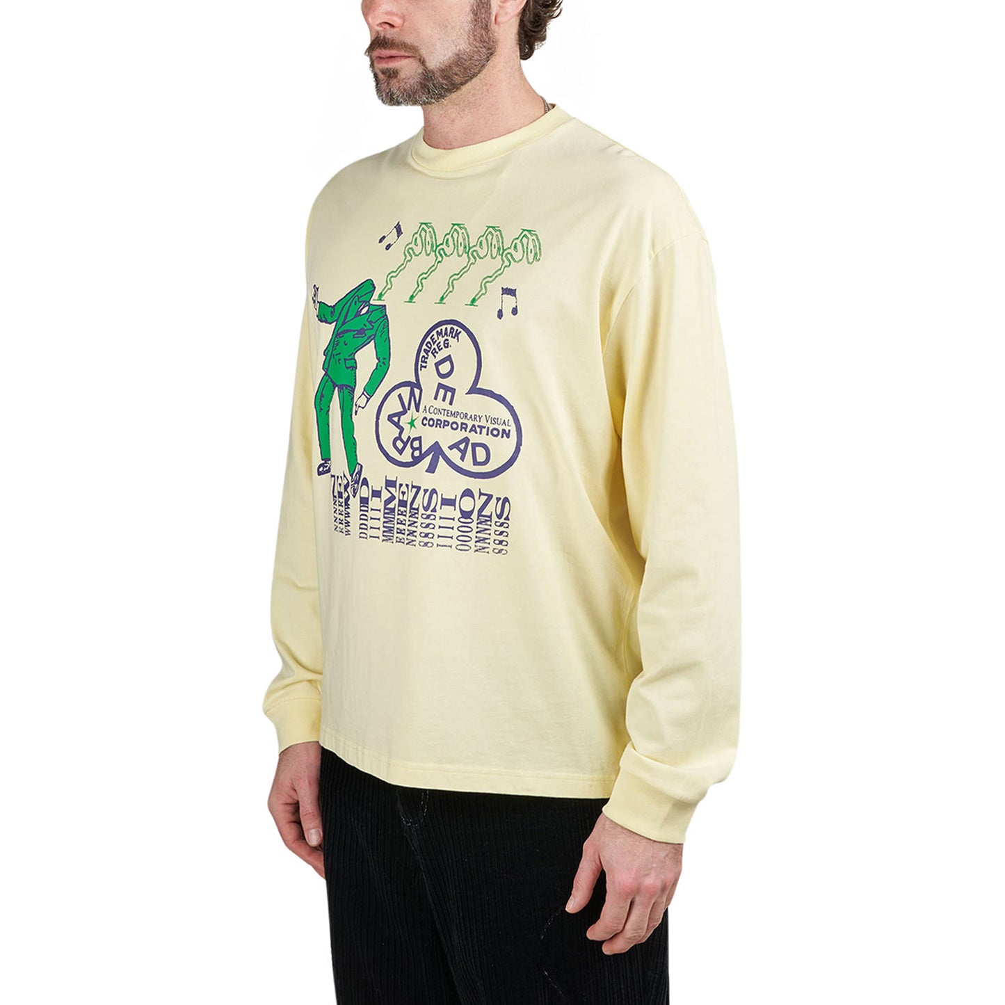 Brain Dead New Dimensions Long Sleeve (Gelb / Multi)  - Allike Store