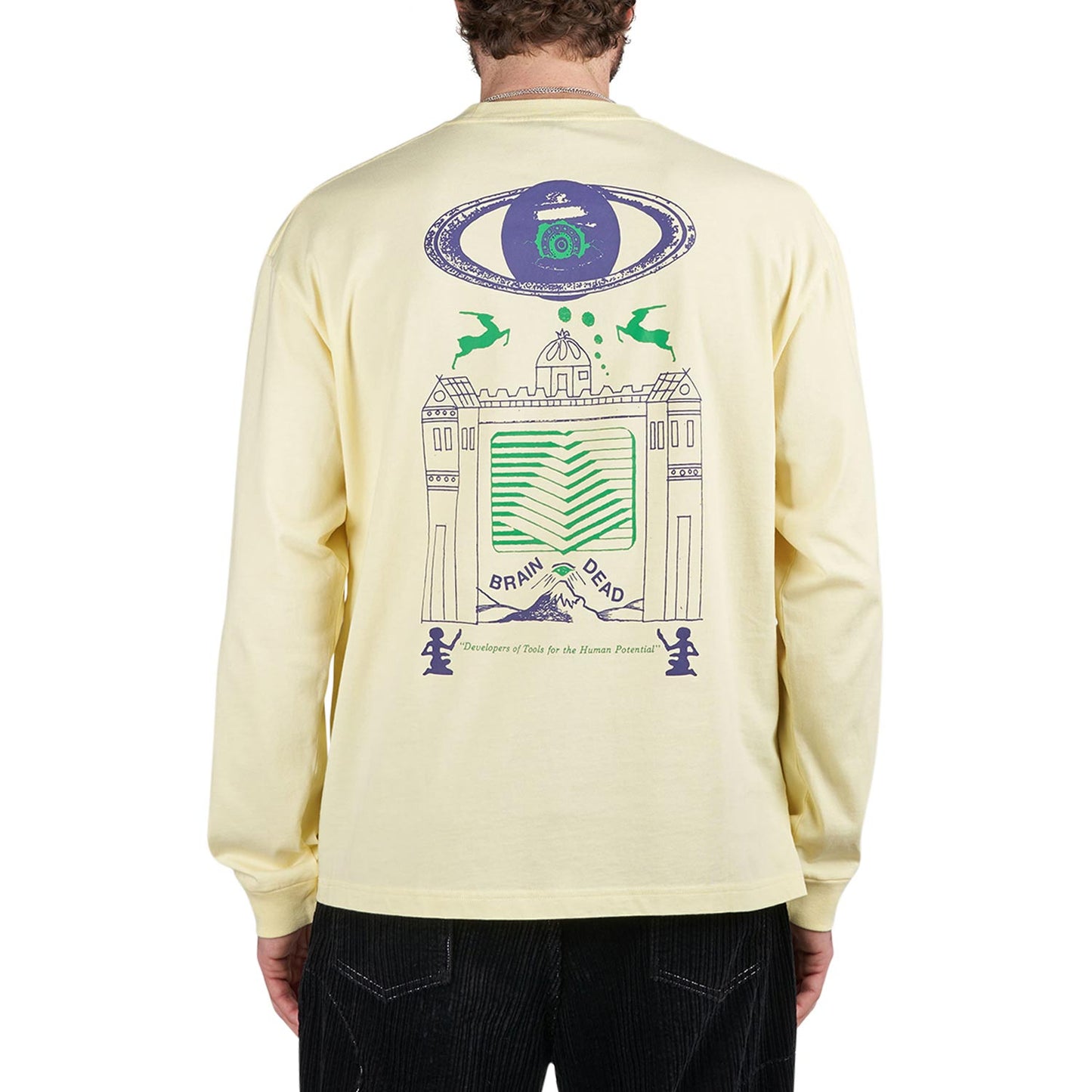 Brain Dead New Dimensions Long Sleeve (Gelb / Multi)  - Allike Store