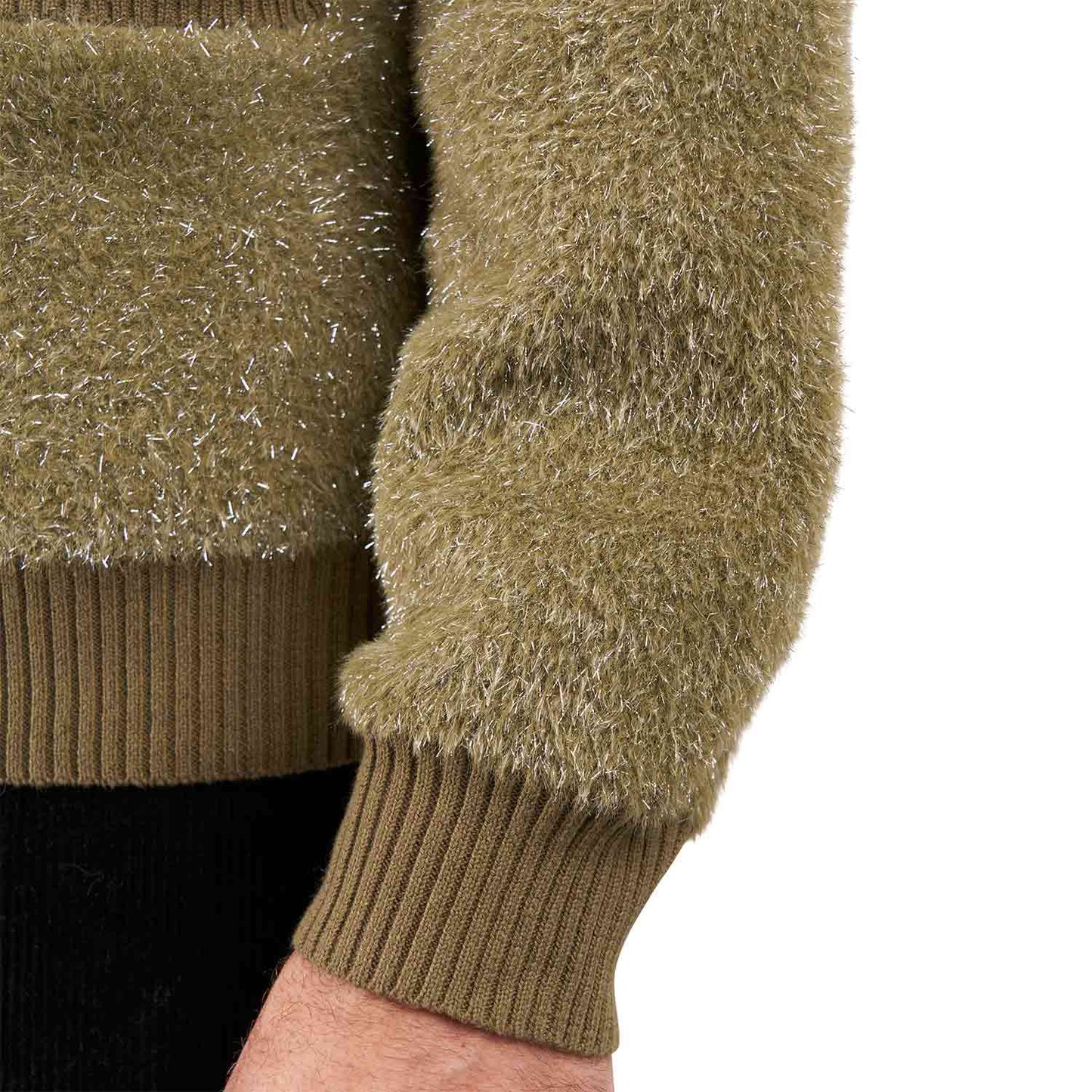 Fucking Awesome Big Night Out Cardigan (Olive) - Allike Store