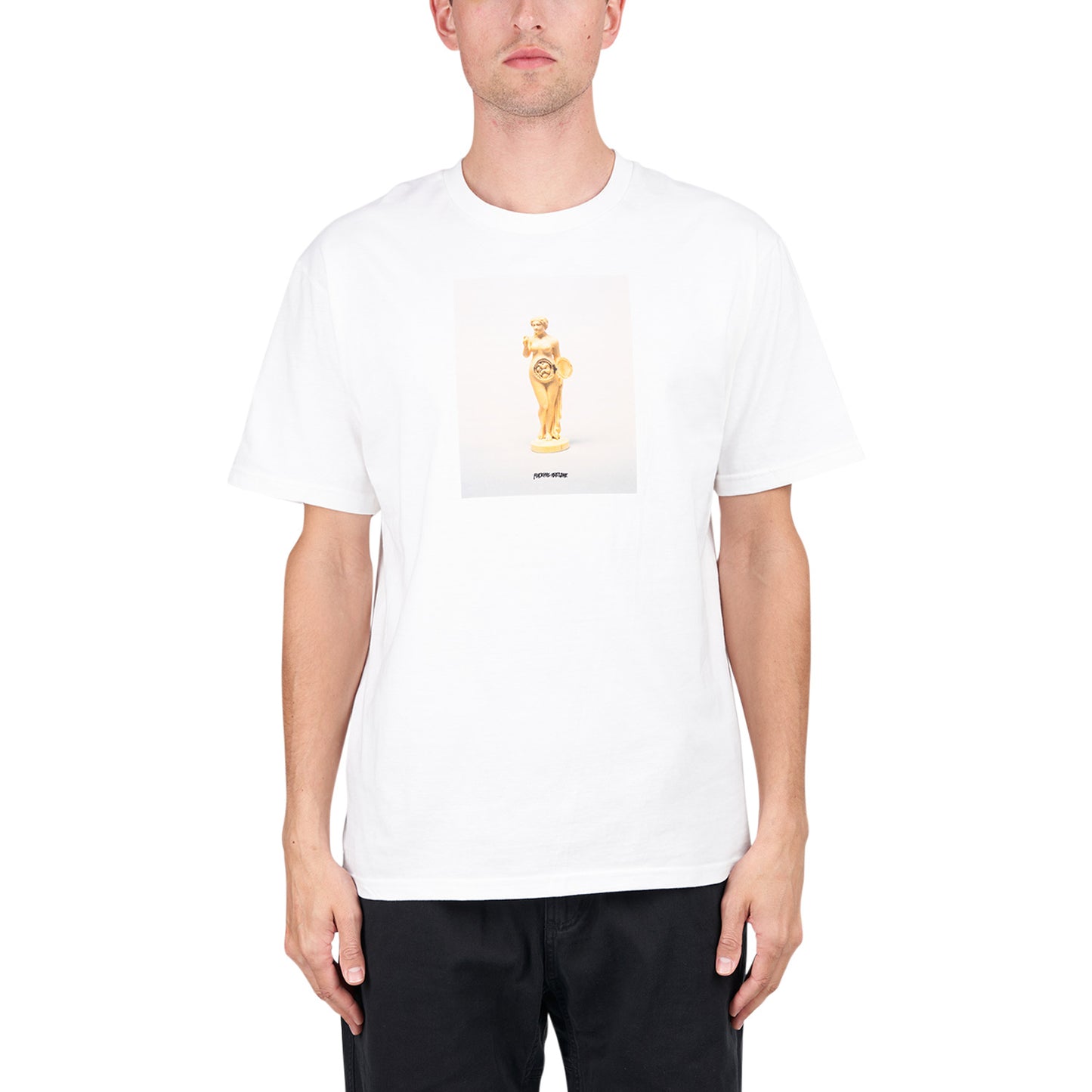 Fucking Awesome 2035 Statue Short Sleeve Tee (Weiss) - Allike Store