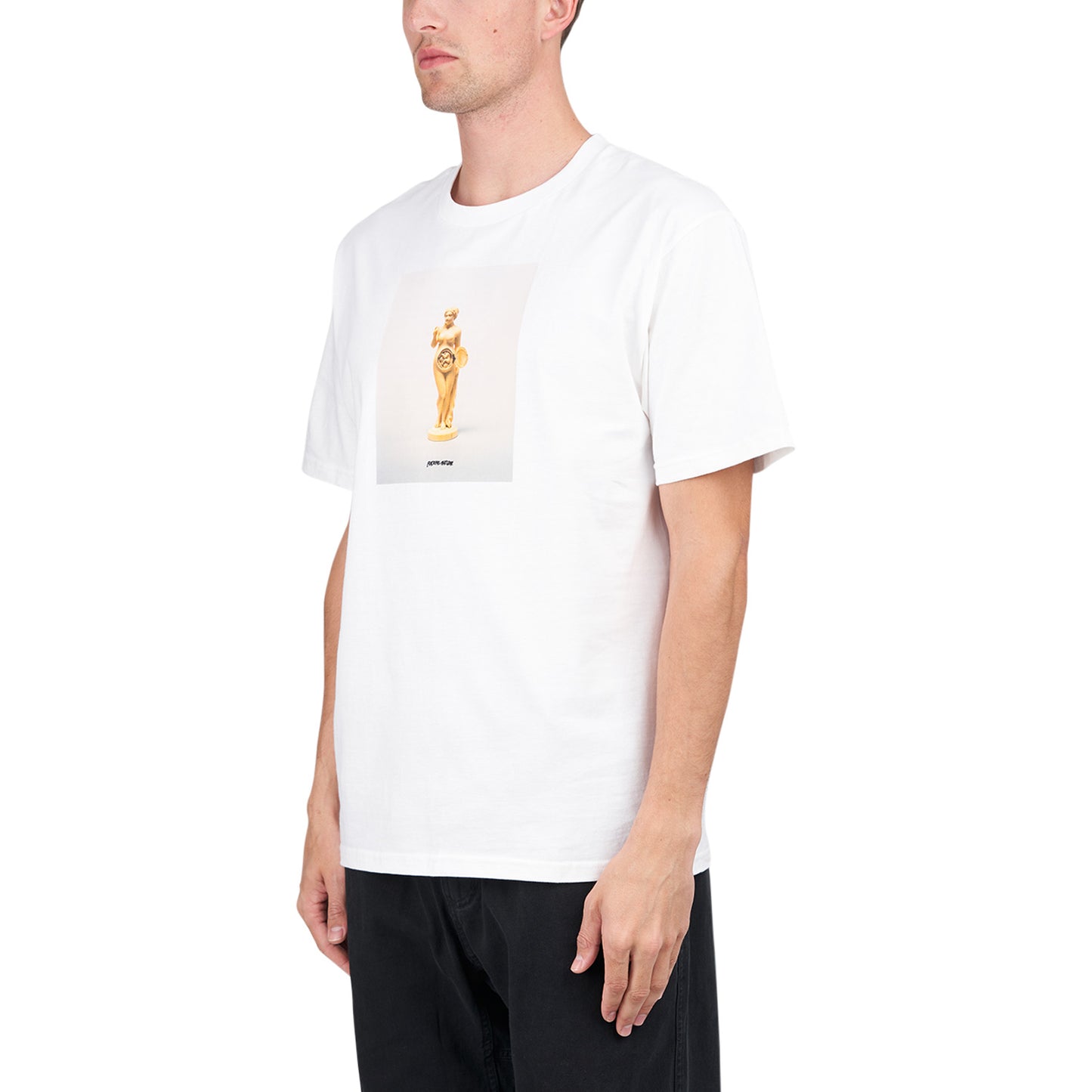 Fucking Awesome 2035 Statue Short Sleeve Tee (Weiss) - Allike Store