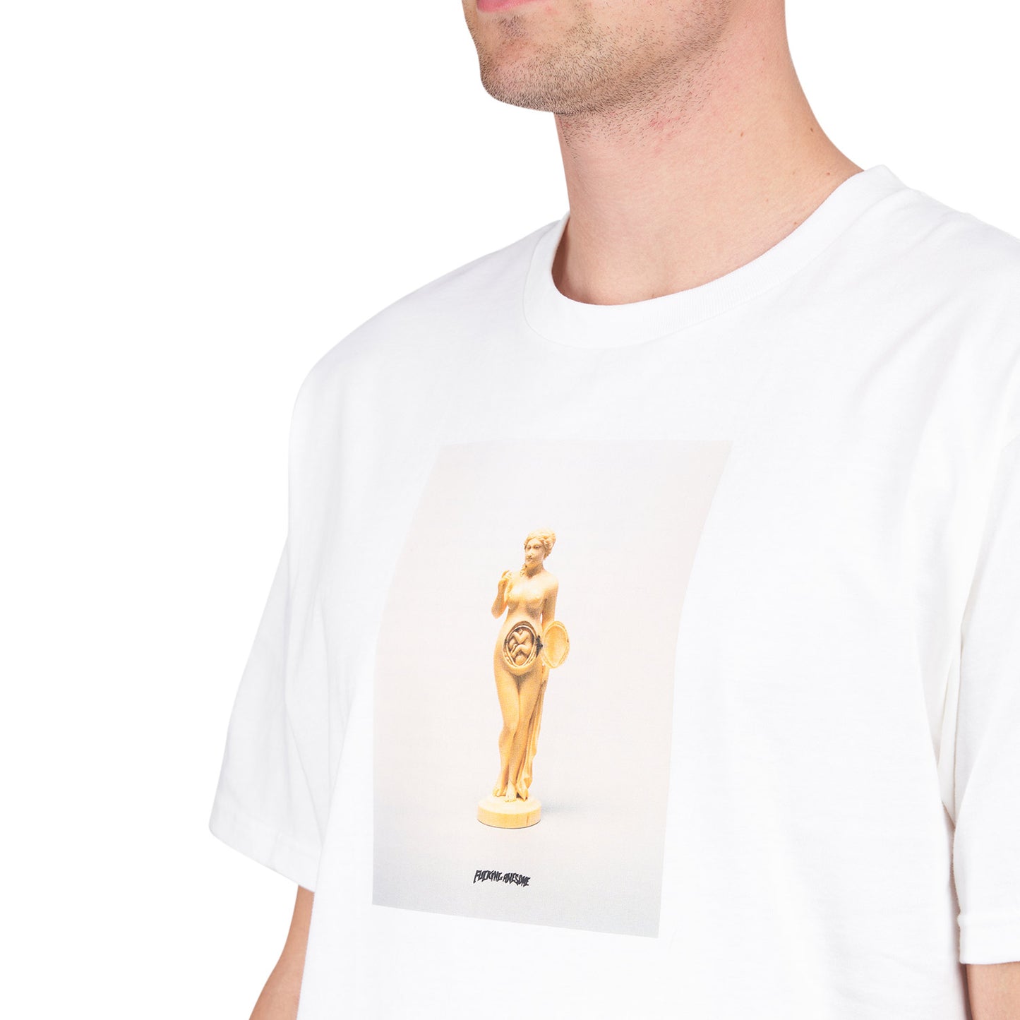 Fucking Awesome 2035 Statue Short Sleeve Tee (Weiss) - Allike Store
