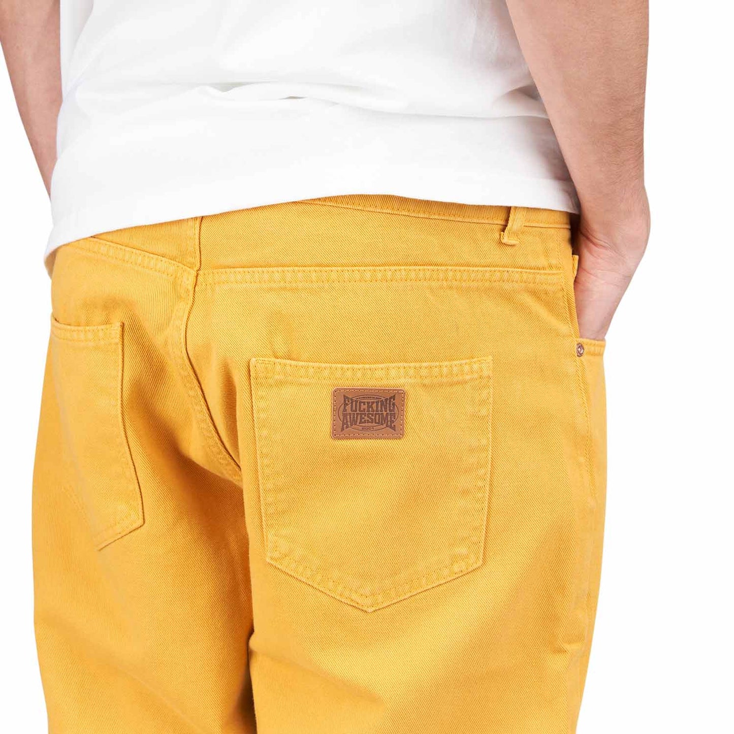 Fucking Awesome Fecke Washed Jean (Gelb) - Allike Store