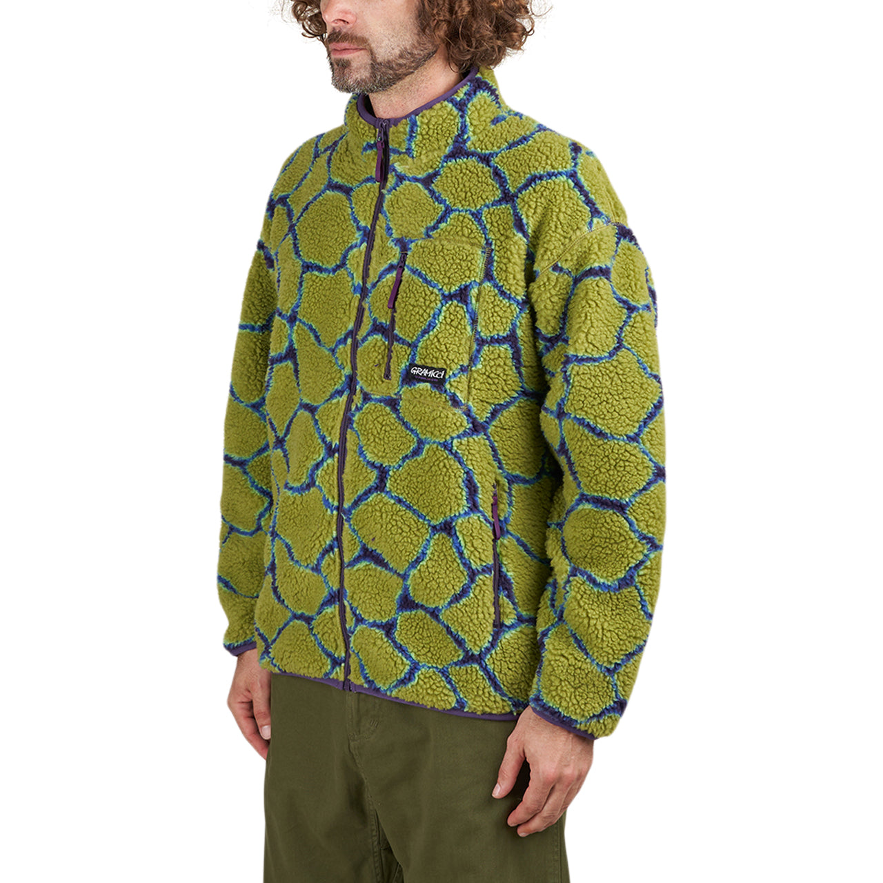 Gramicci Sherpa Jacket (Grün / Blau) - Allike Store