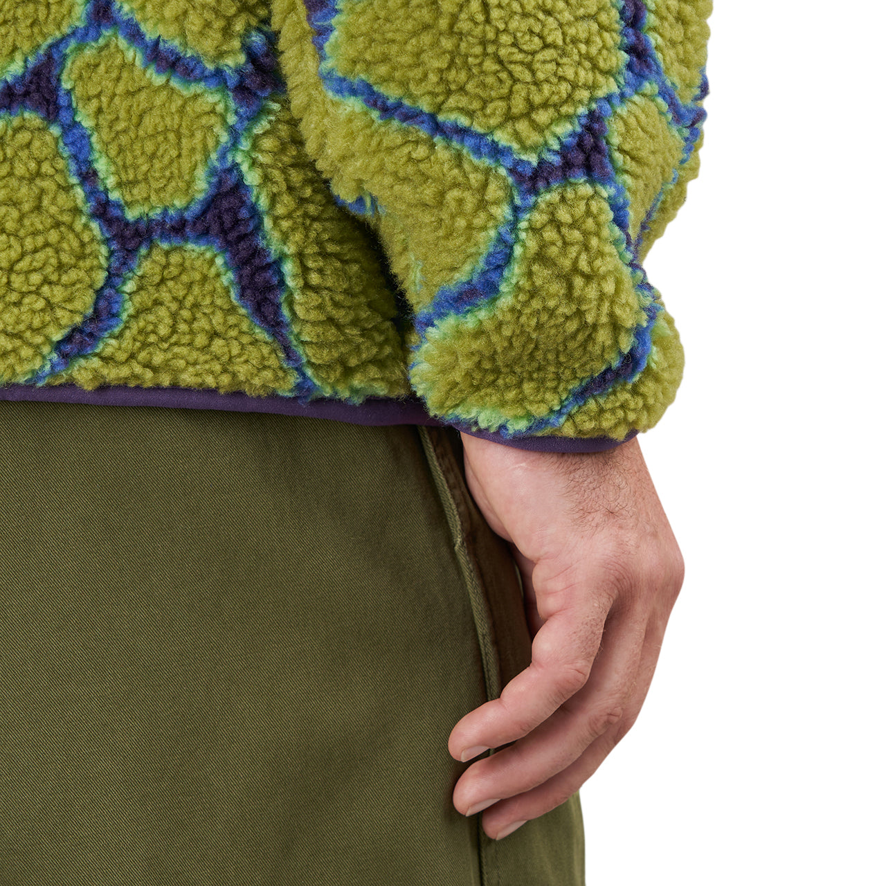 Gramicci Sherpa Jacket (Grün / Blau) - Allike Store