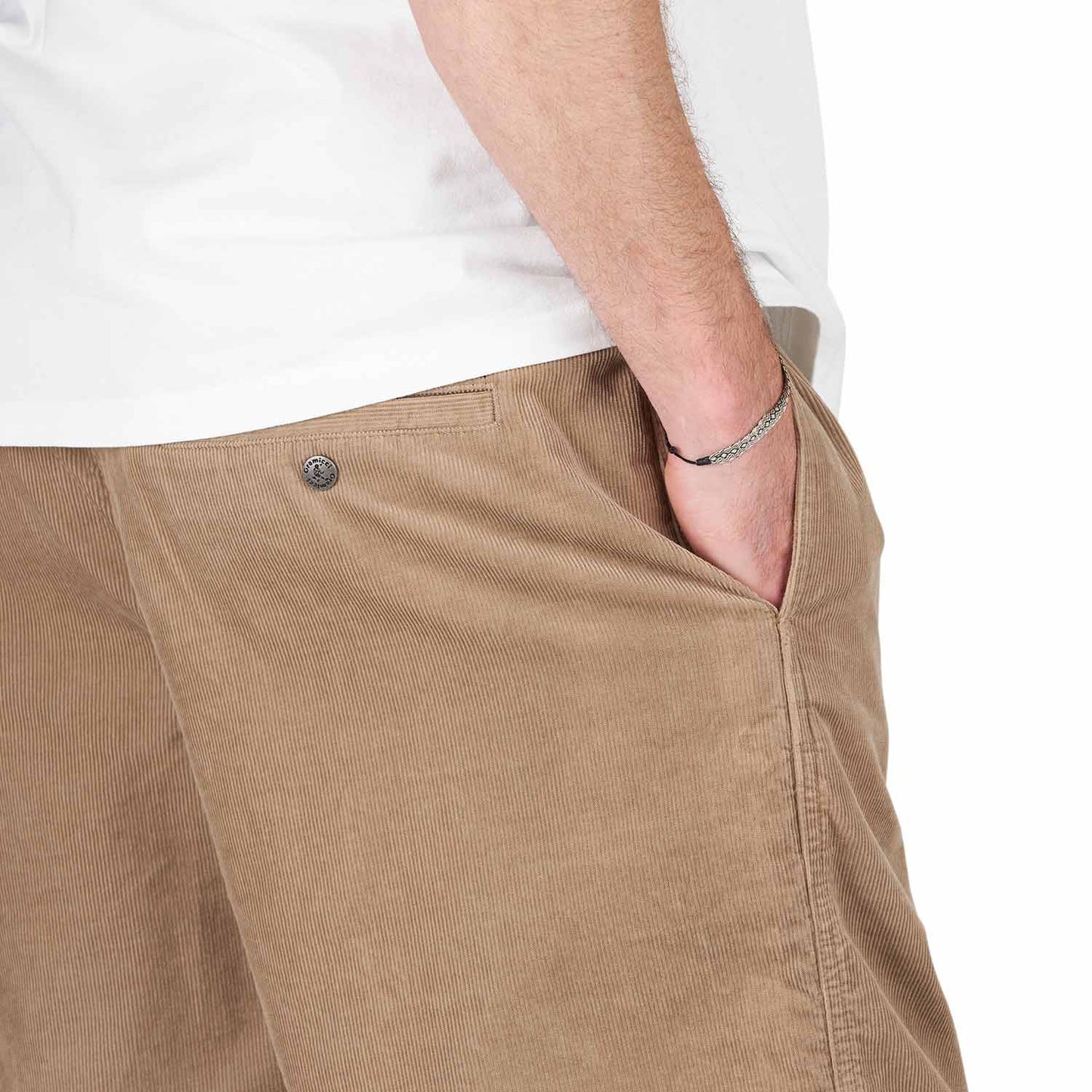 Gramicci Corduroy G-Shorts (Beige) - Allike Store