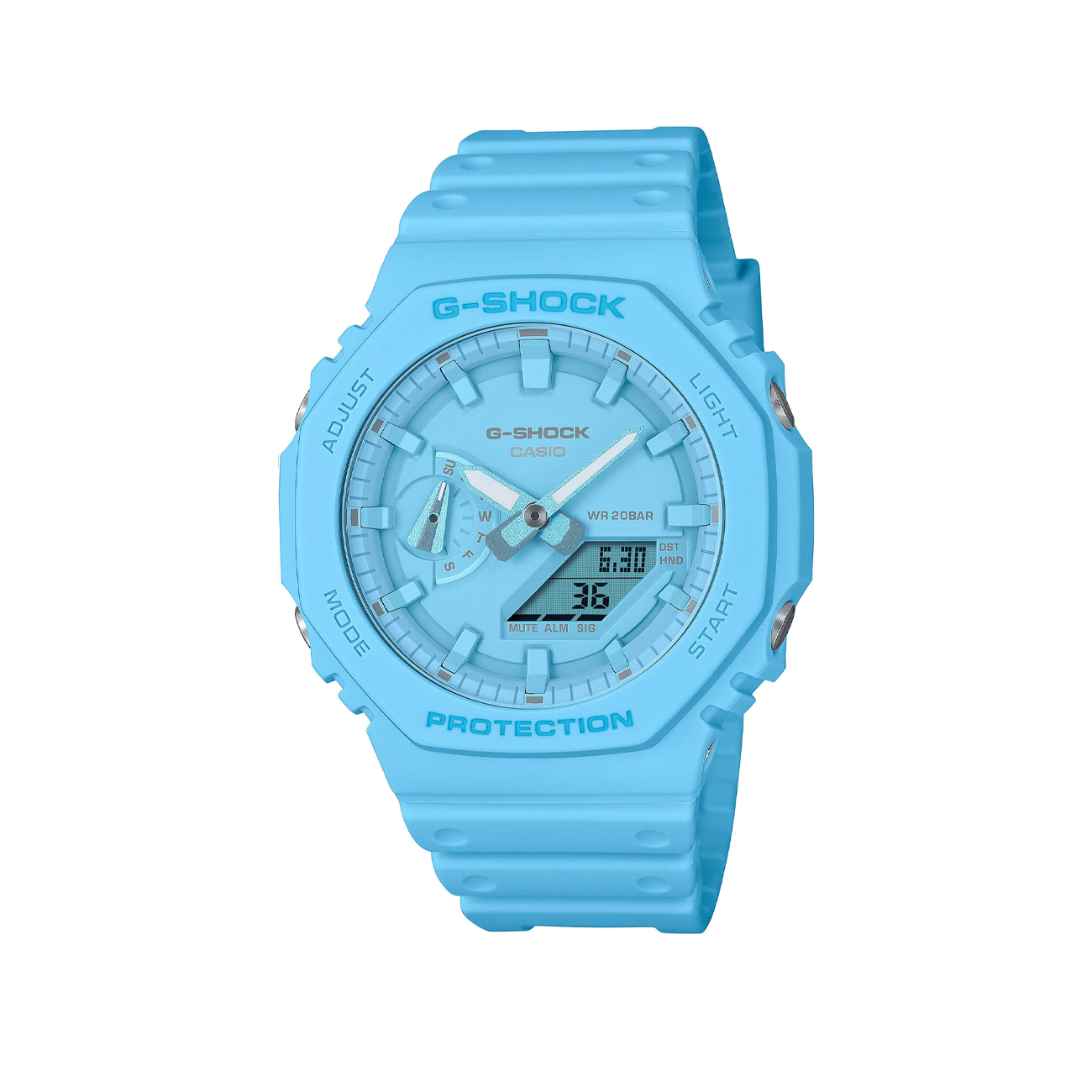 Casio G-Shock GA-2100-2A2ER (Hellblau) - Allike Store