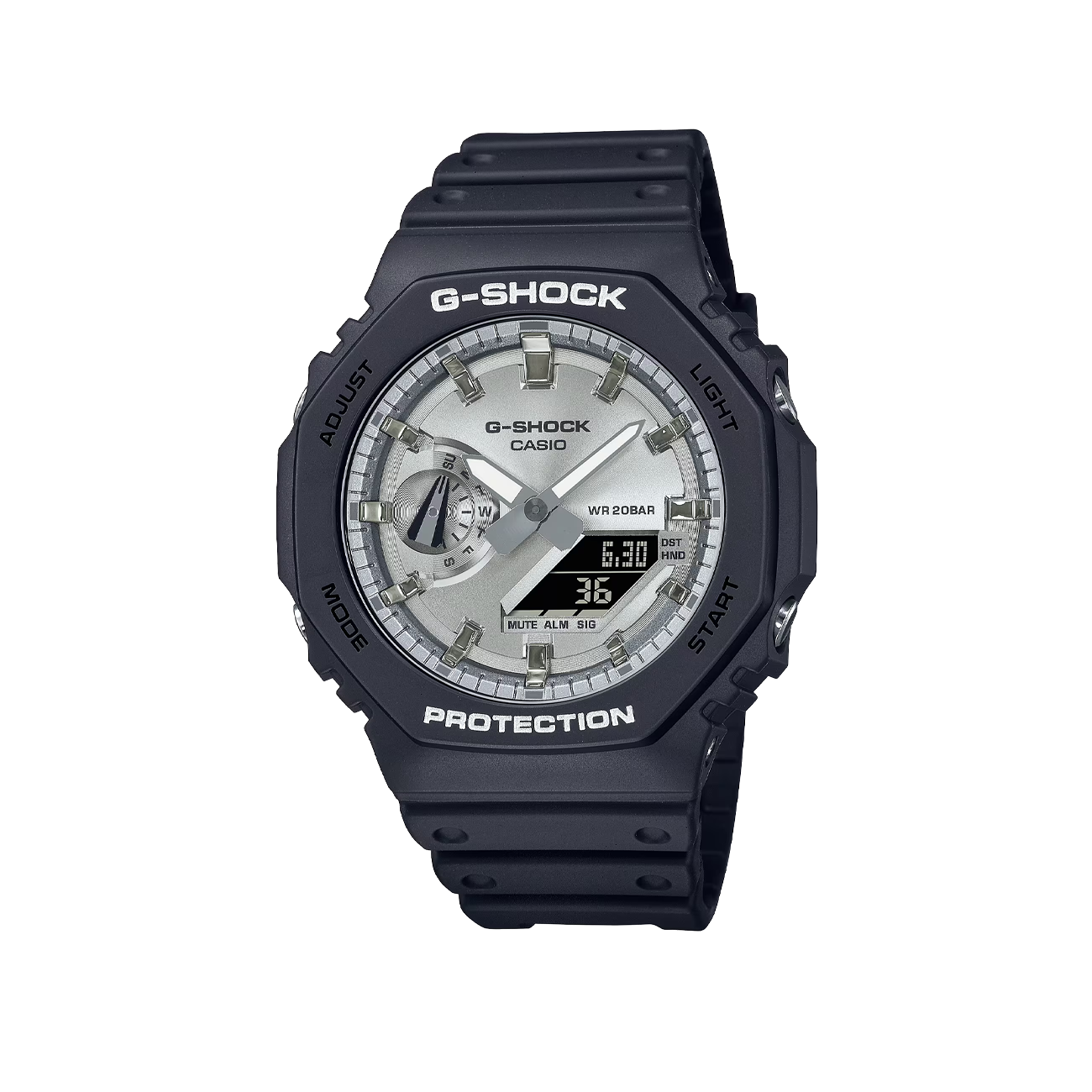 Casio G-Shock GA-2100SB-1AER (Schwarz / Silber) - Allike Store