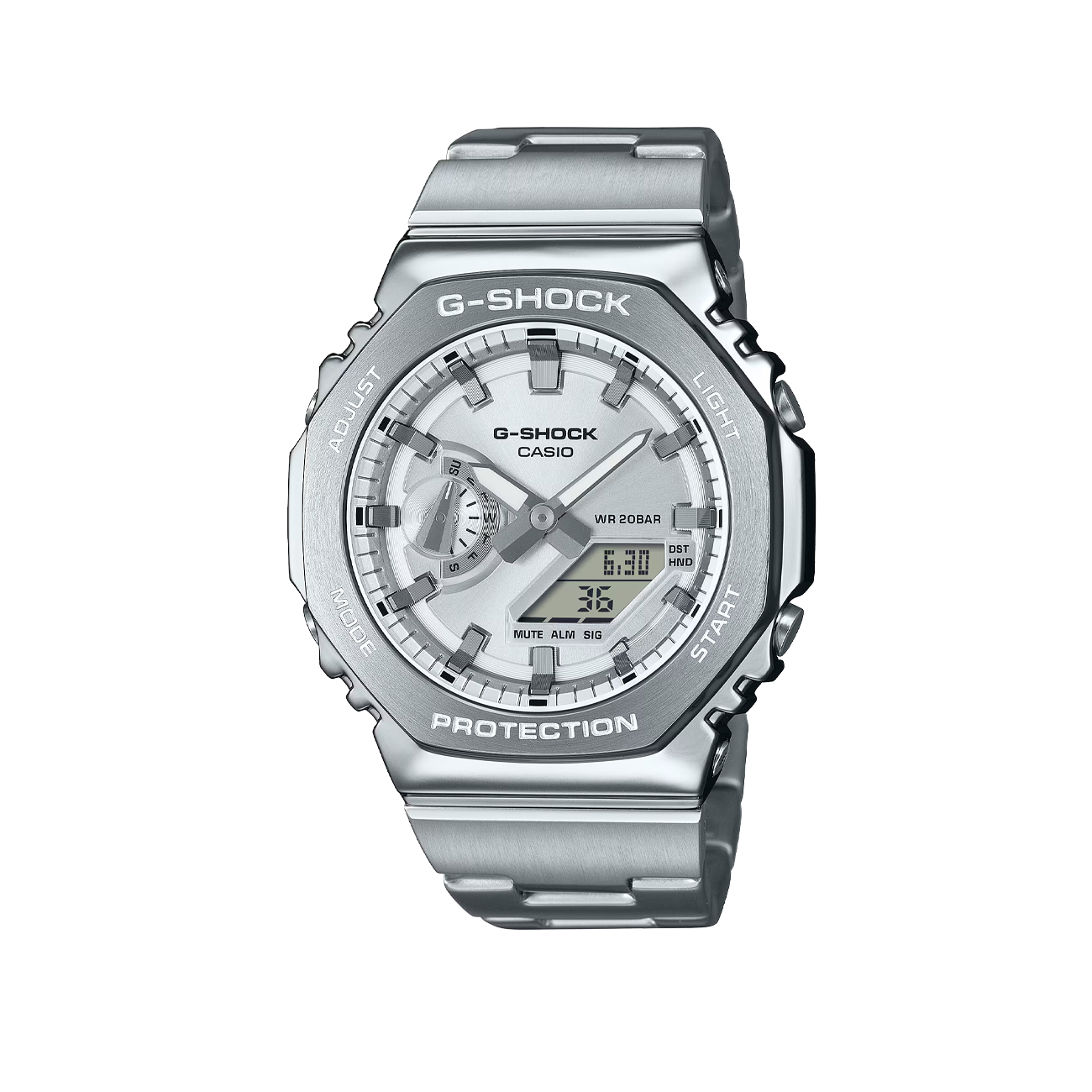 Casio G-Shock GM-2110D-7AER (Silber) - Allike Store