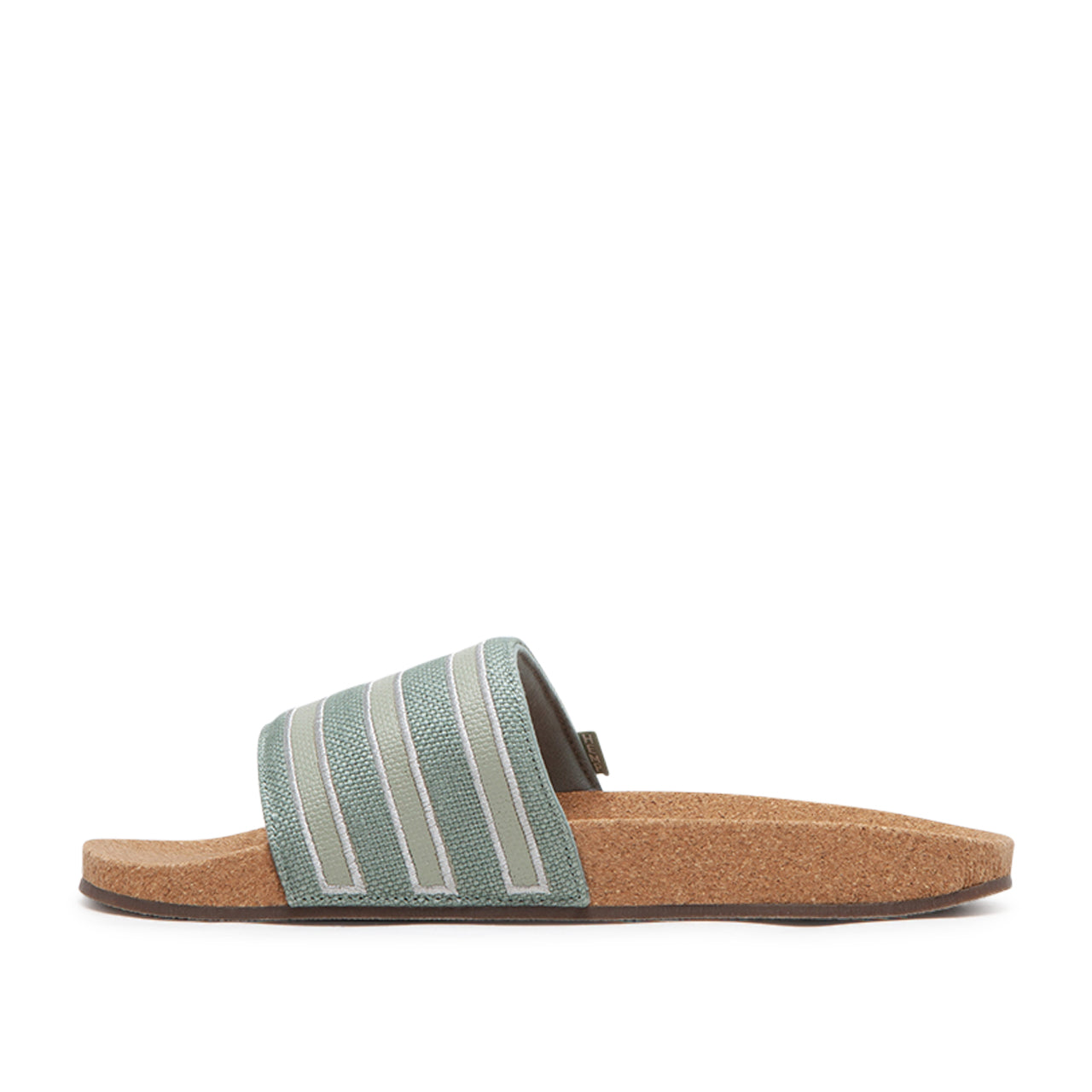 adidas Adilette (Silber / Mint / Braun) - Allike Store