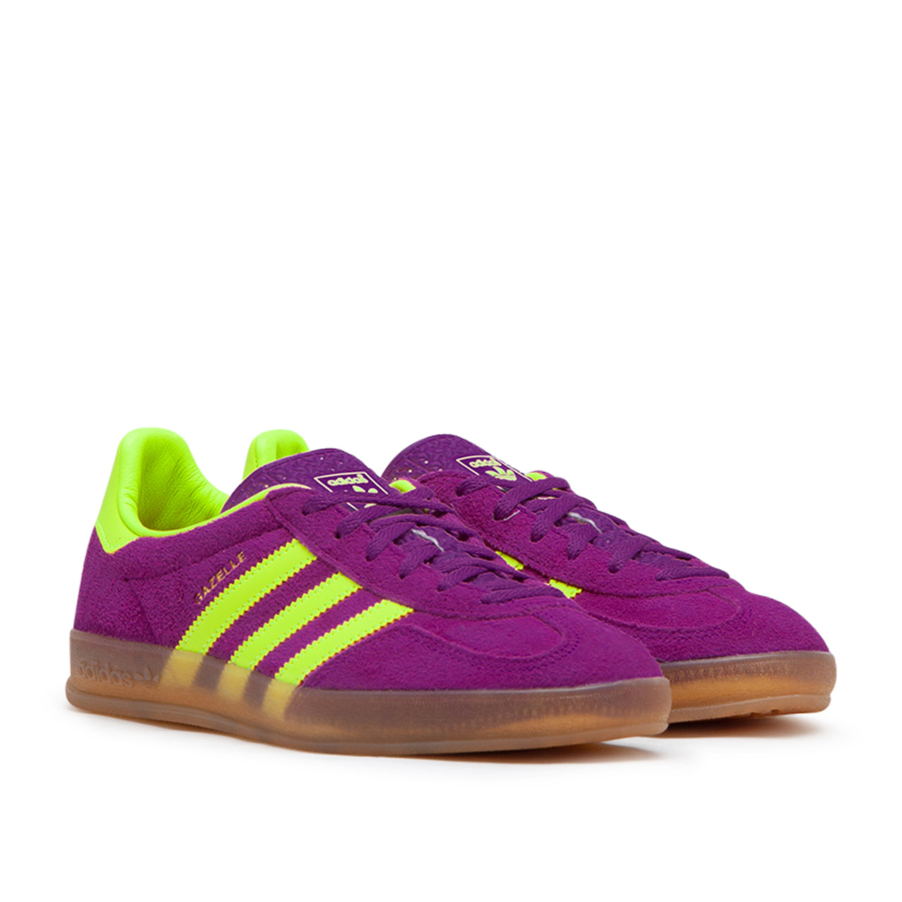 adidas Wmns Gazelle Indoor (Lila / Neongelb) - Allike Store