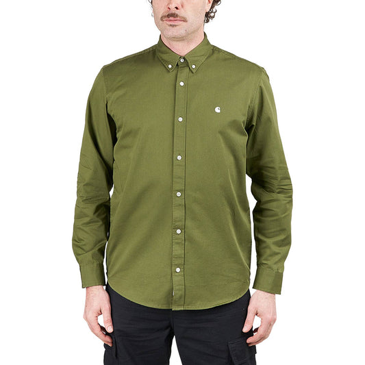 Carhartt WIP L/S Madison Shirt (Grün)  - Cheap Witzenberg Jordan Outlet