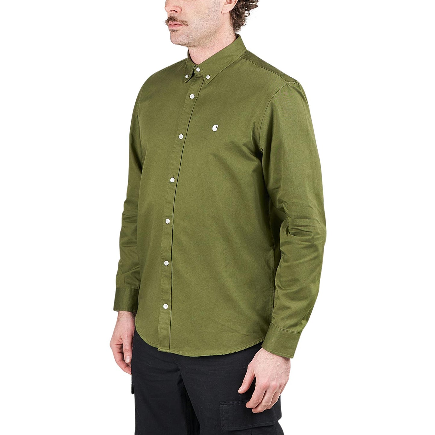 Carhartt WIP L/S Madison Shirt (Grün)  - Allike Store