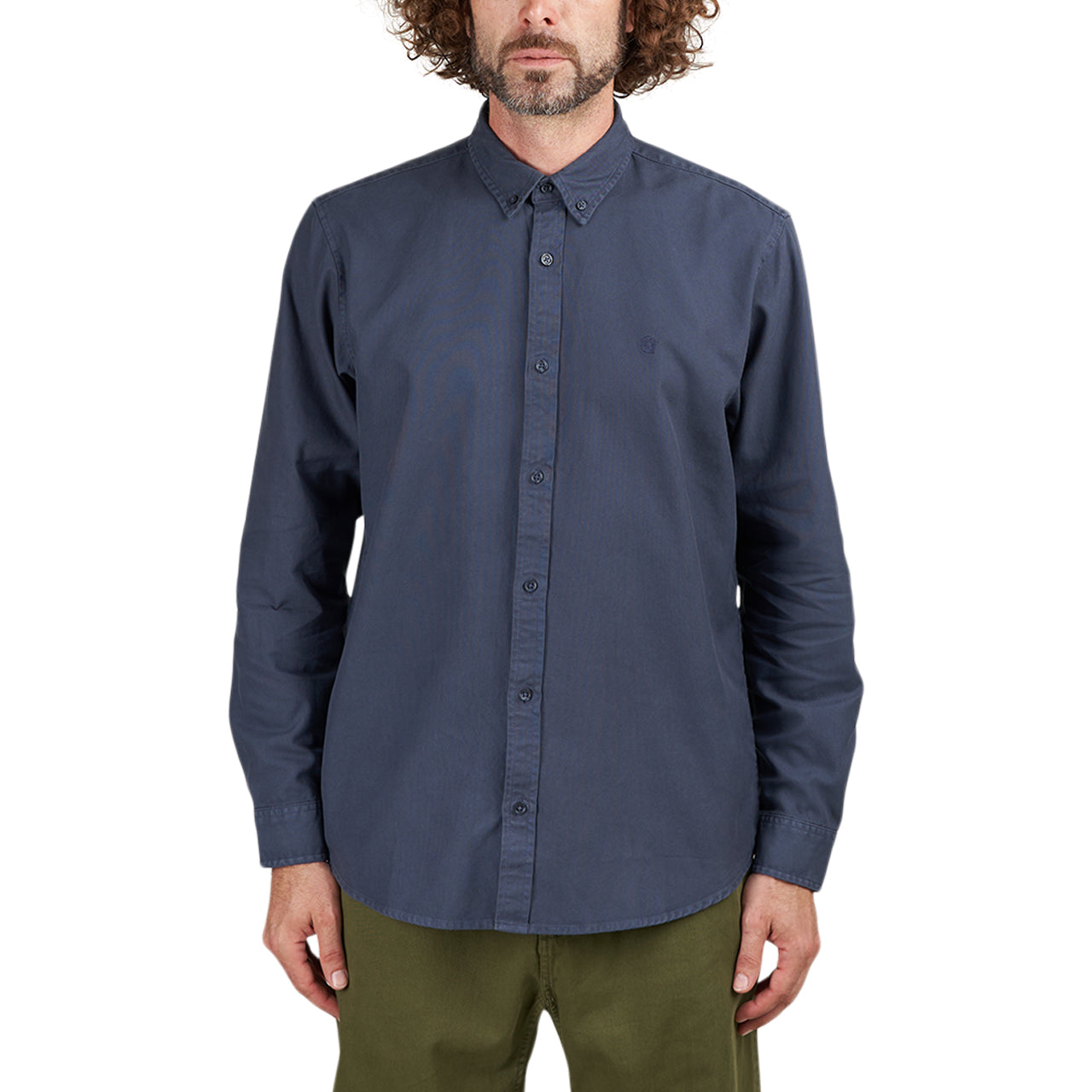 Carhartt WIP Longsleeve Bolton Shirt (Blau) - Allike Store