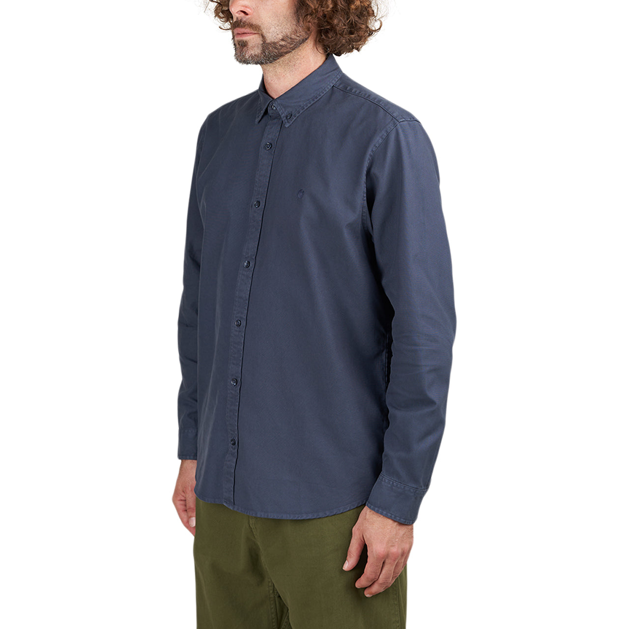 Carhartt WIP Longsleeve Bolton Shirt (Blau) - Allike Store