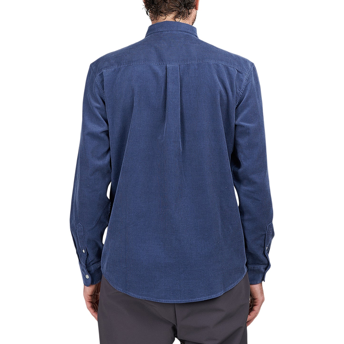 Carhartt WIP L/S Madison Fine Cord Shirt (Blau)  - Allike Store