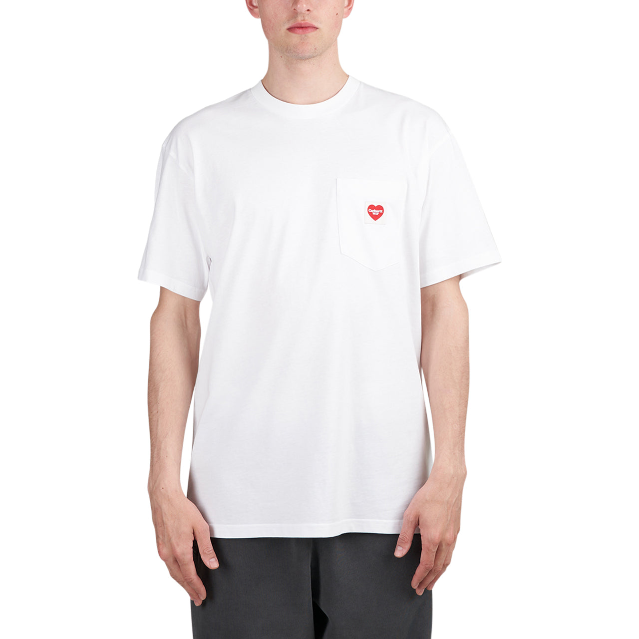 Carhartt WIP S/S Pocket Heart T-Shirt (Weiß) - Allike Store
