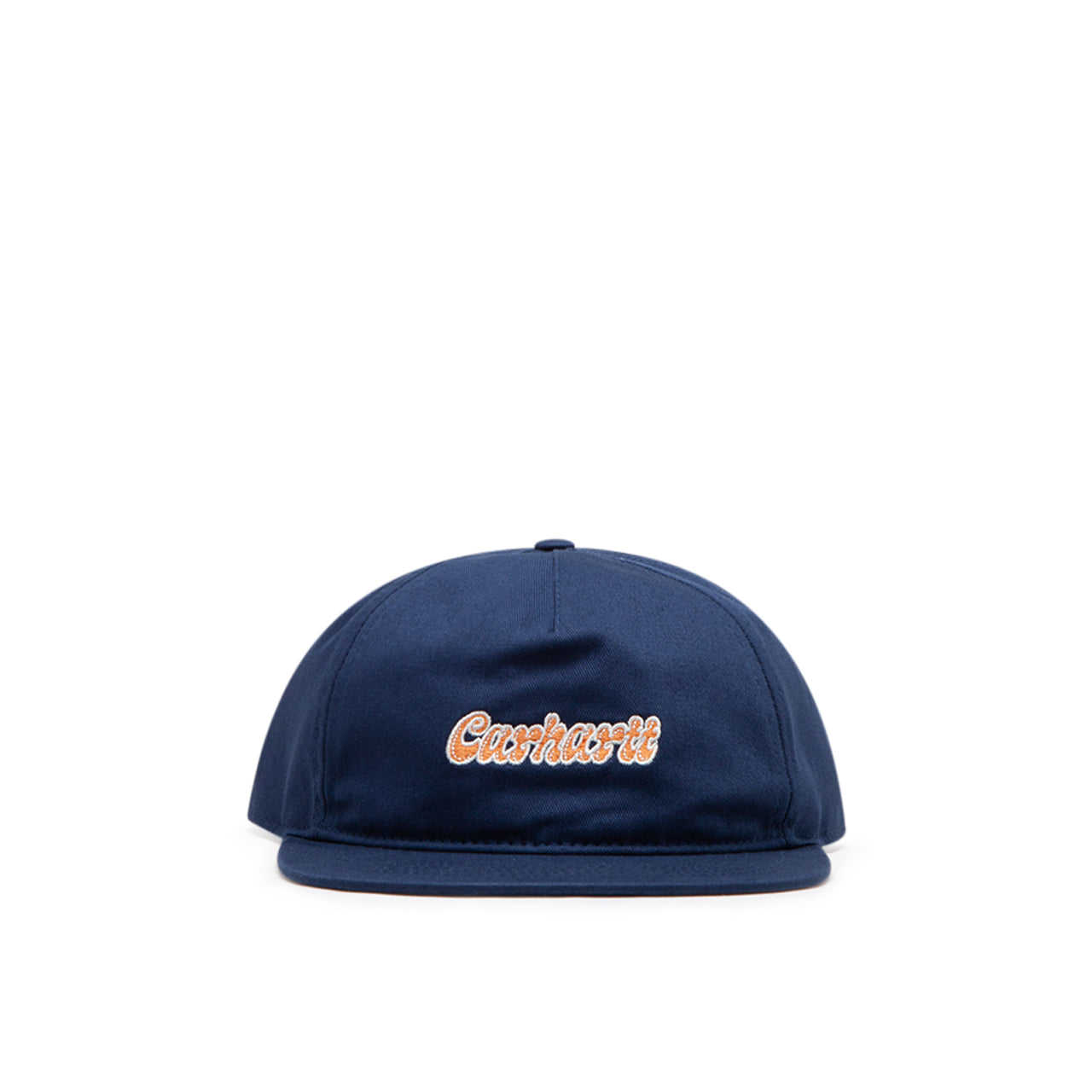 Carhartt WIP Liquid Script Cap (Blau / Orange)  - Allike Store