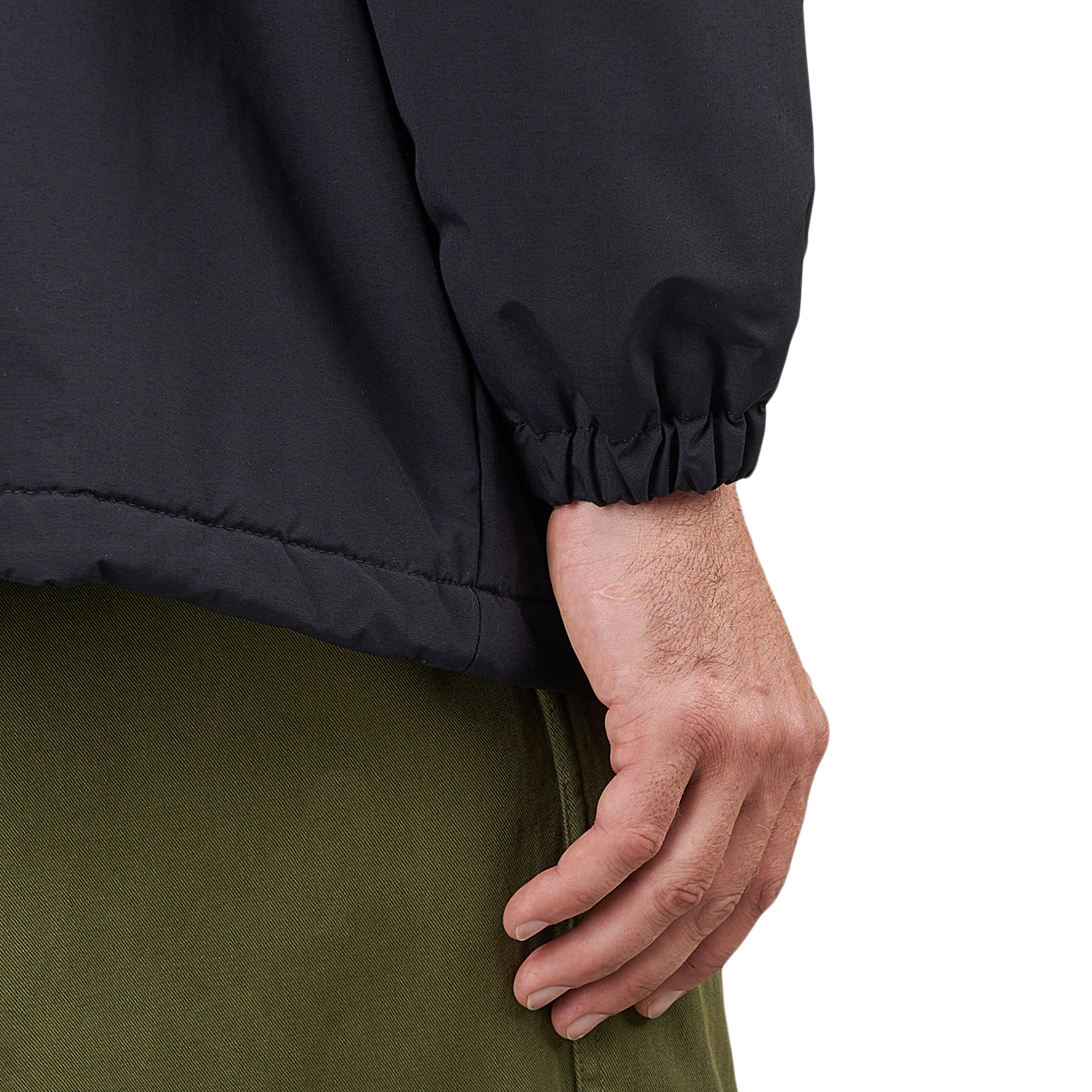 Carhartt WIP Hooded Coach Jacket (Schwarz) - Allike Store