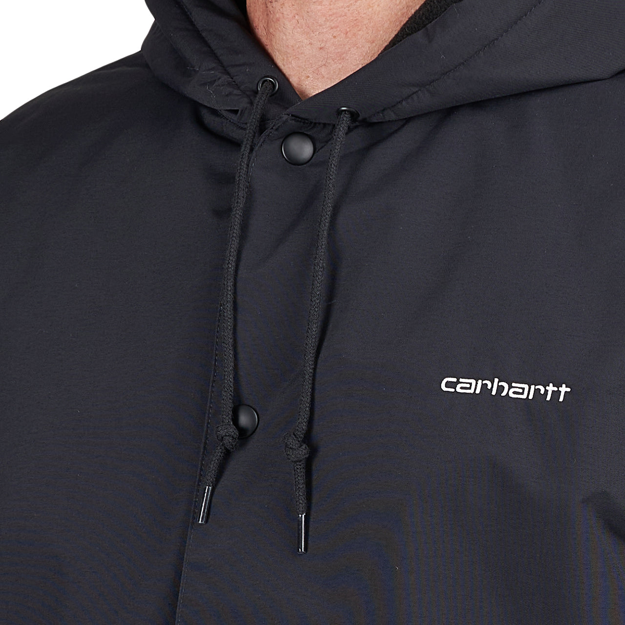 Carhartt WIP Hooded Coach Jacket (Schwarz) - Allike Store