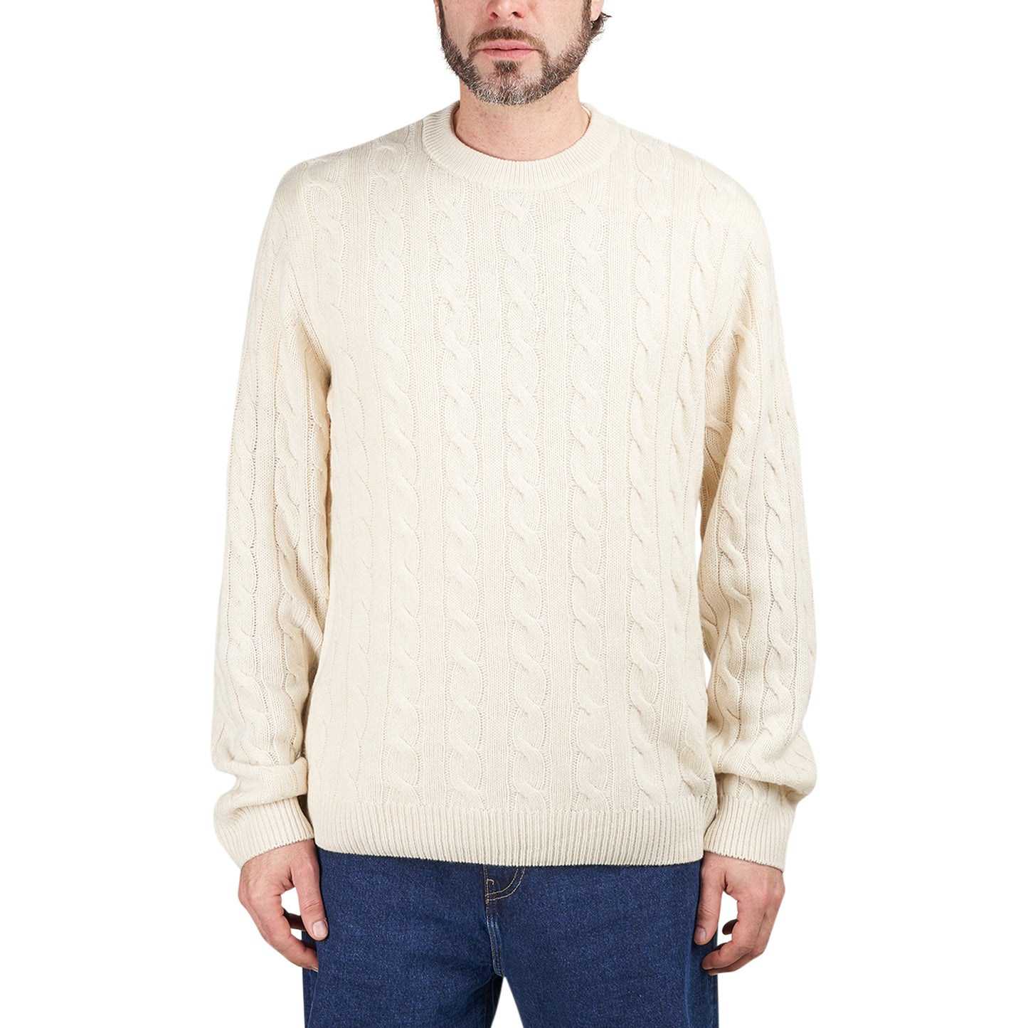 Carhartt WIP Cambell Sweater (Creme) - Allike Store