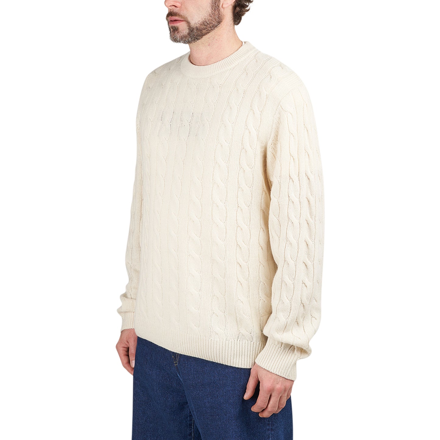 Carhartt WIP Cambell Sweater (Creme) - Allike Store