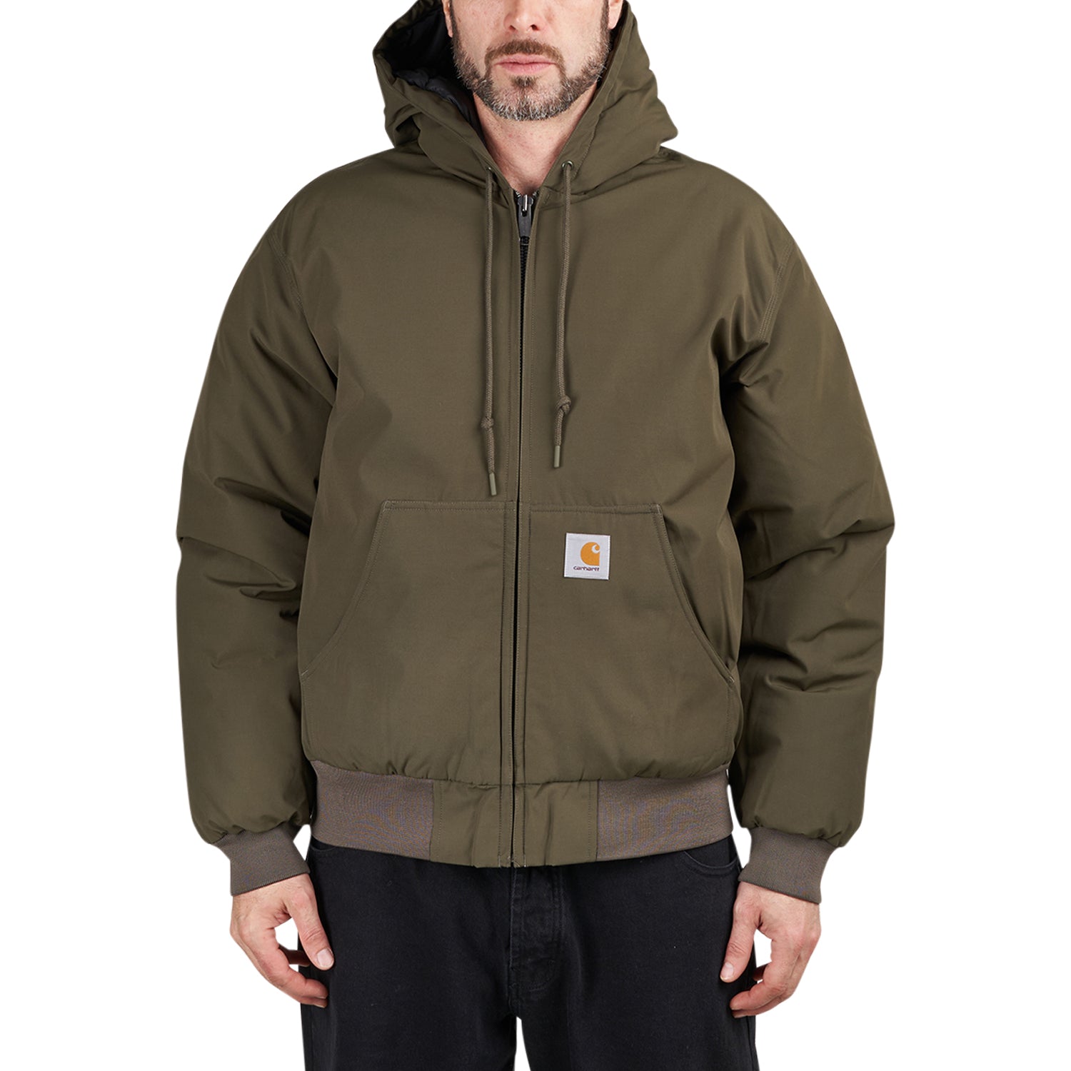 Carhartt Jacket: Men's 102208 BRN Brown Rain Defender Relaxed Fit  Lightweight Insulated Jacket
