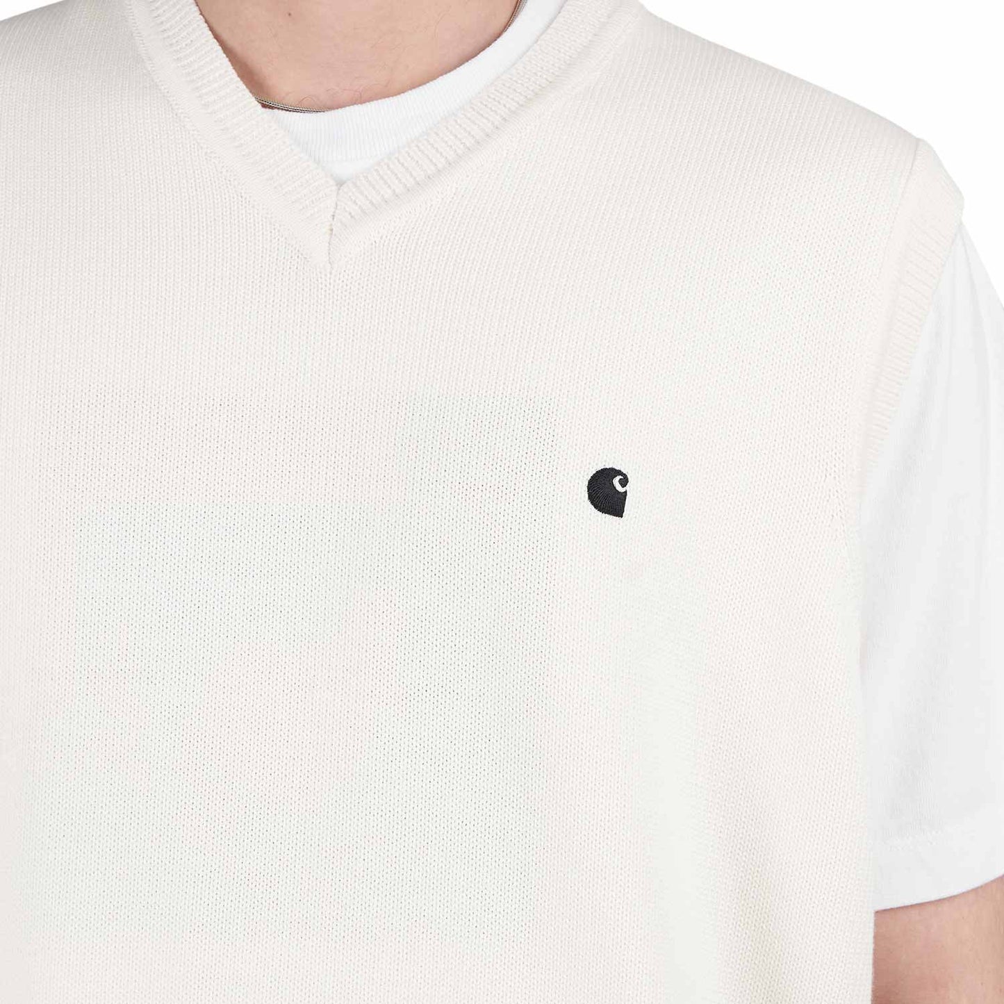 Carhartt WIP Madison Vest Sweater (Creme) - Allike Store