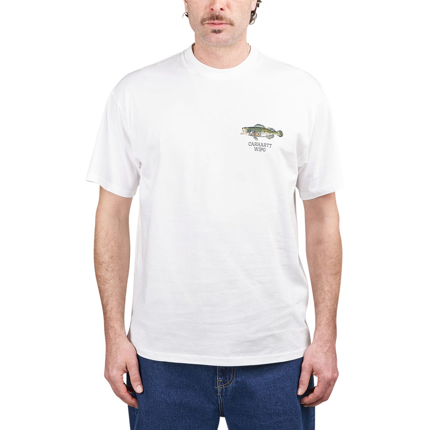 Carhartt WIP S/S Fisch T-Shirt (Weiß)  - Allike Store