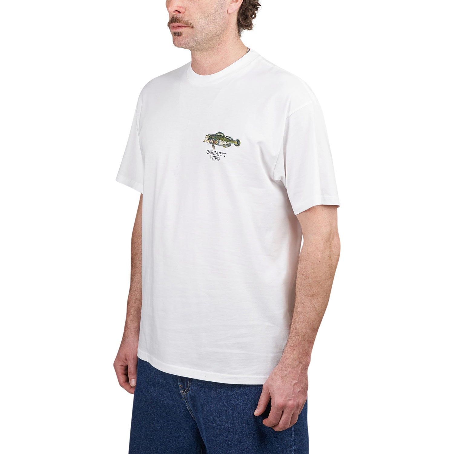 Carhartt WIP S/S Fisch T-Shirt (Weiß)  - Cheap Witzenberg Jordan Outlet