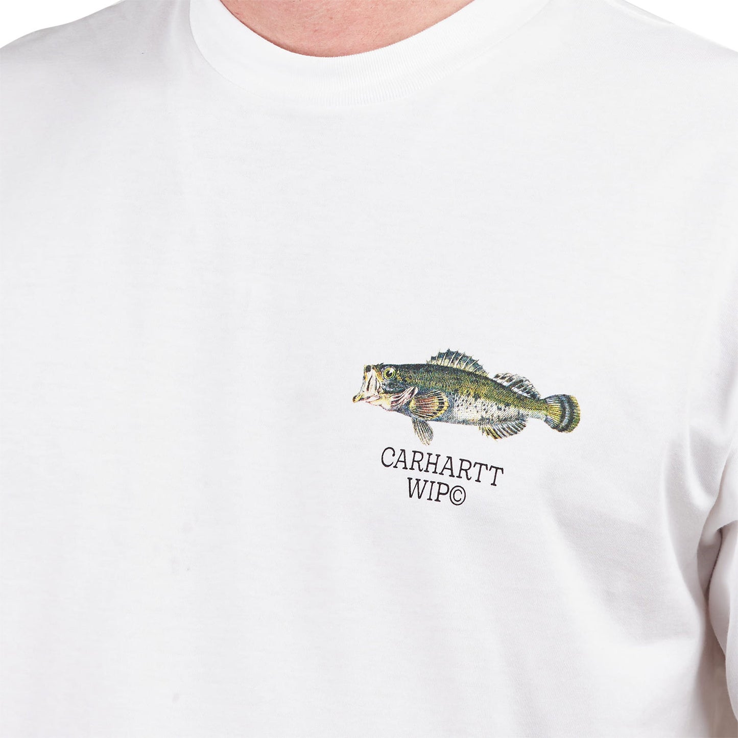Carhartt WIP S/S Fisch T-Shirt (Weiß) - Allike Store