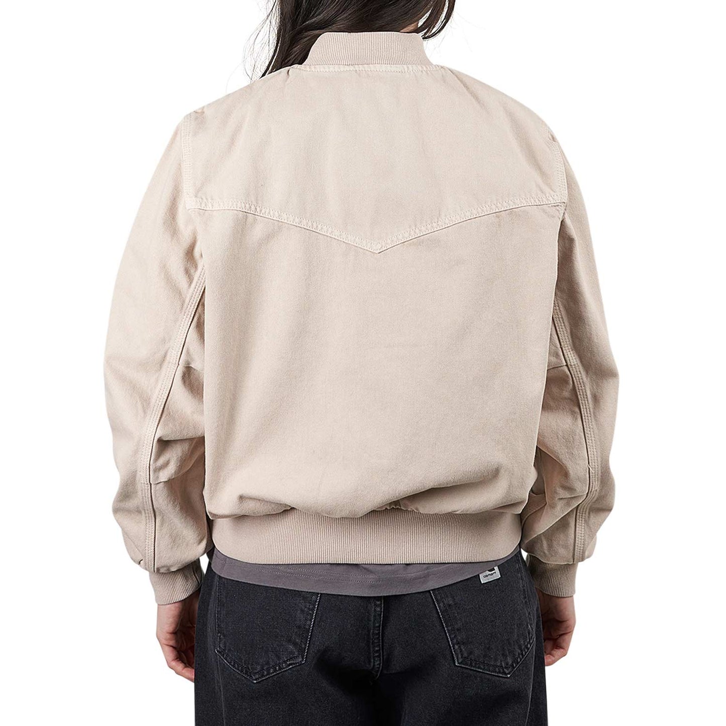 Carhartt WIP W' Santa Fe Bomber (Beige)  - Allike Store