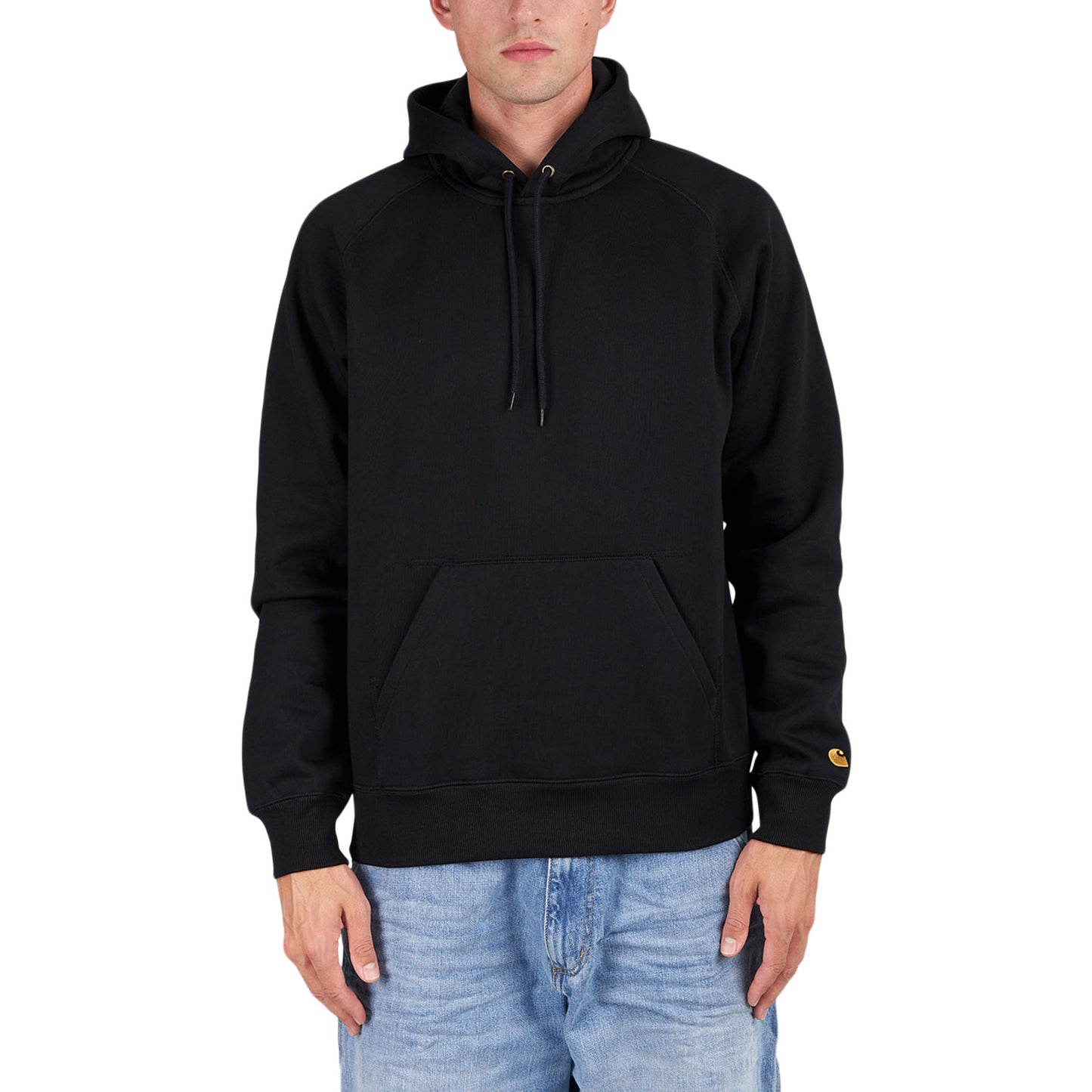 Carhartt WIP Hooded Chase Sweat (Schwarz / Gold) - Allike Store