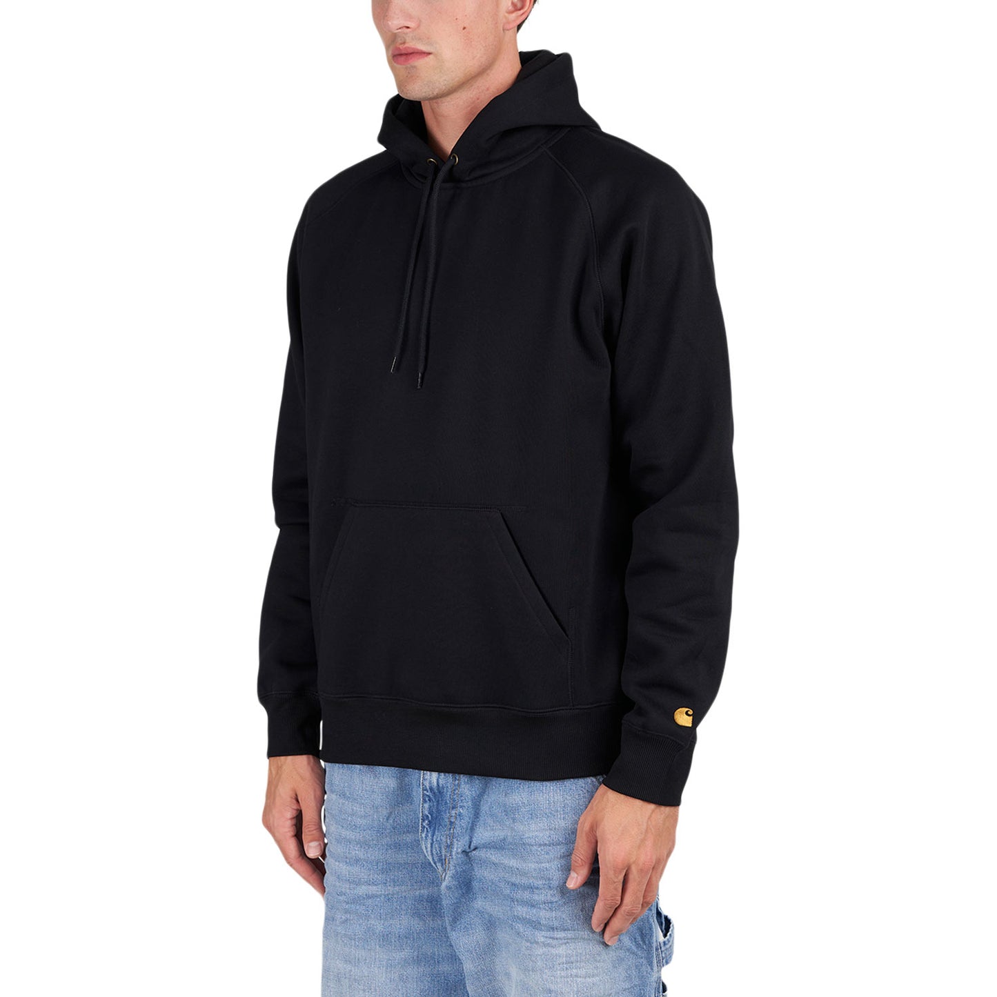 Carhartt WIP Hooded Chase Sweat (Schwarz / Gold) - Allike Store