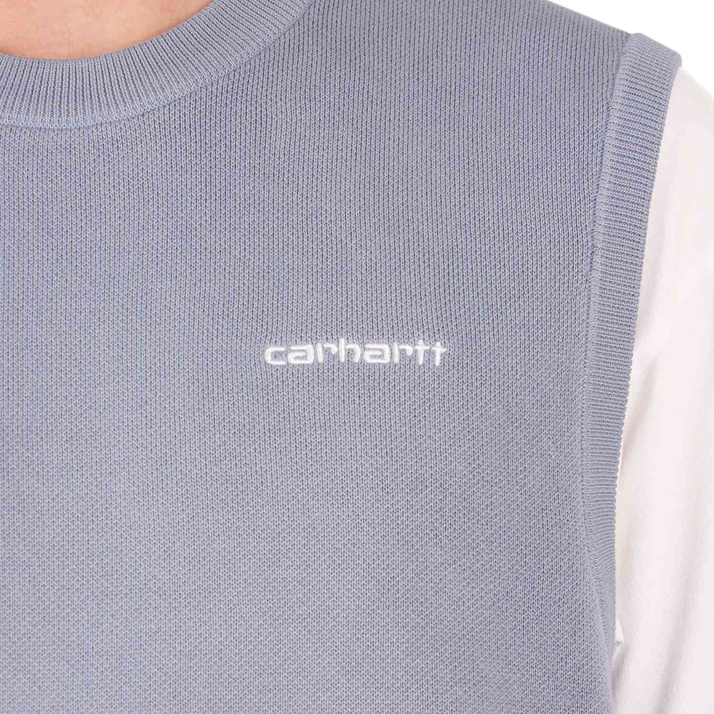 Carhartt WIP Script Vest Sweater (Blau) - Allike Store