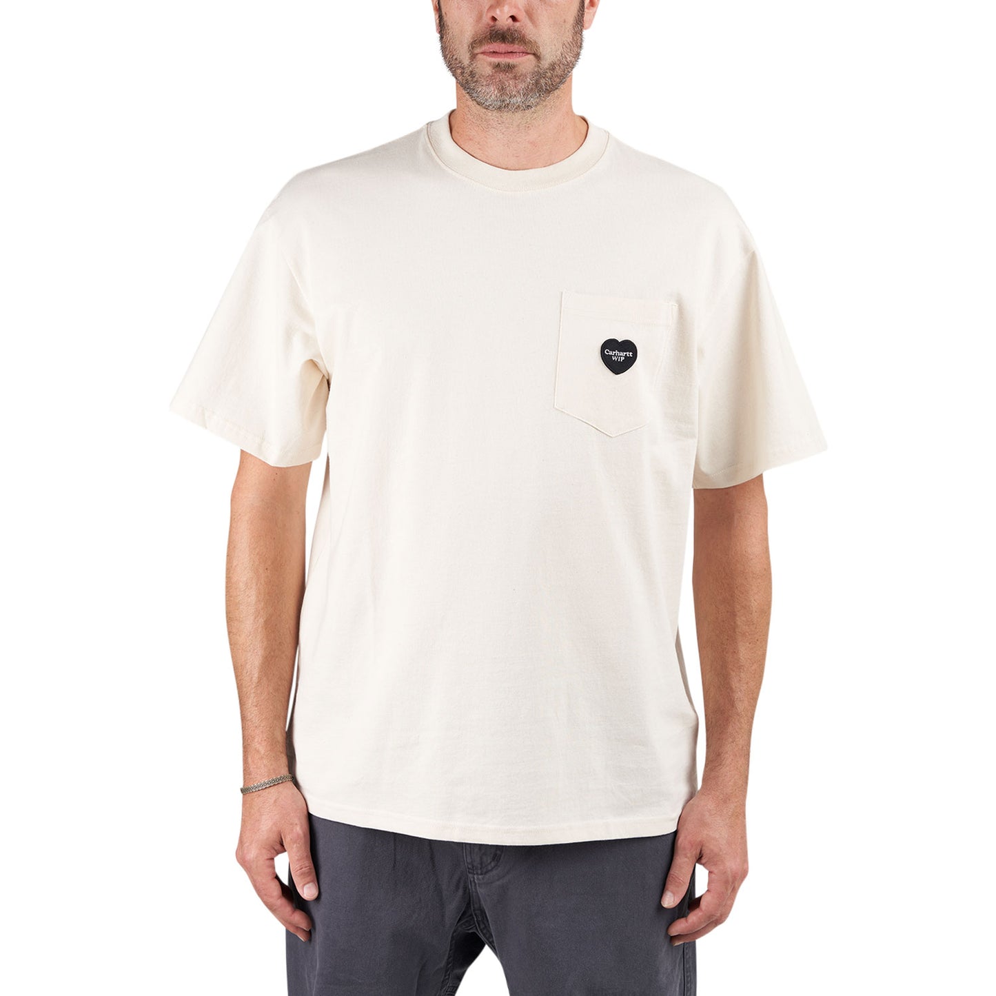 Carhartt WIP S/S Ingo Pocket T-Shirt (Beige) - Allike Store