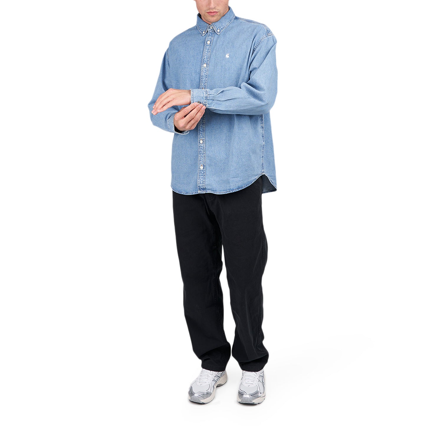 Carhartt WIP L/S Lucas Shirt (Blau) - Allike Store