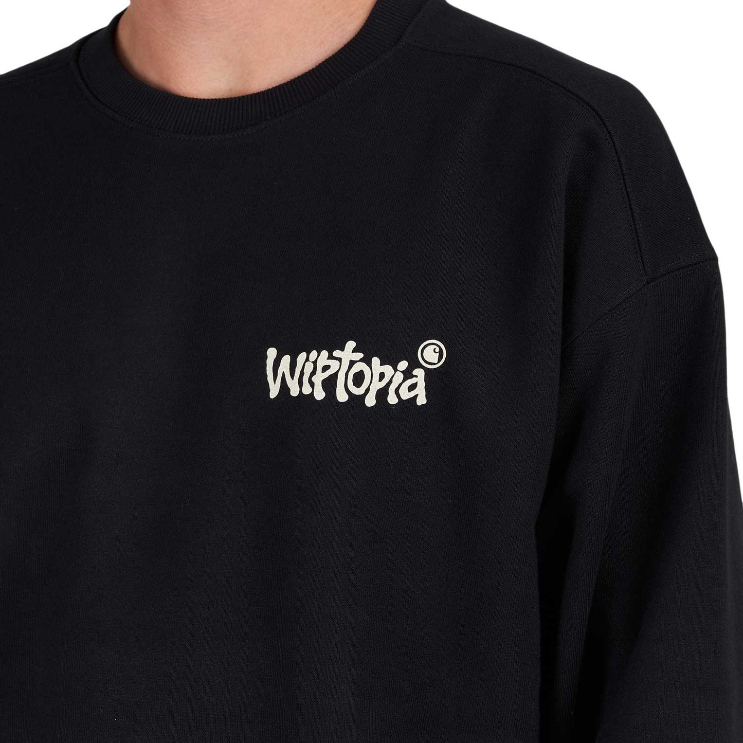 Carhartt WIP Wiptopia Sweat (Schwarz) - Allike Store