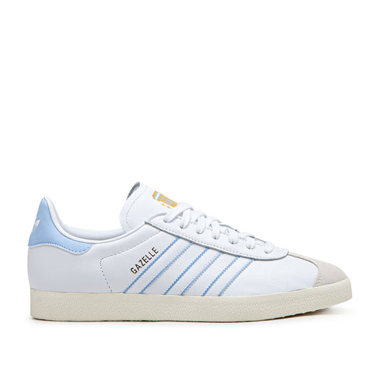 adidas Gazelle (Weiß / Hellblau)  - Allike Store