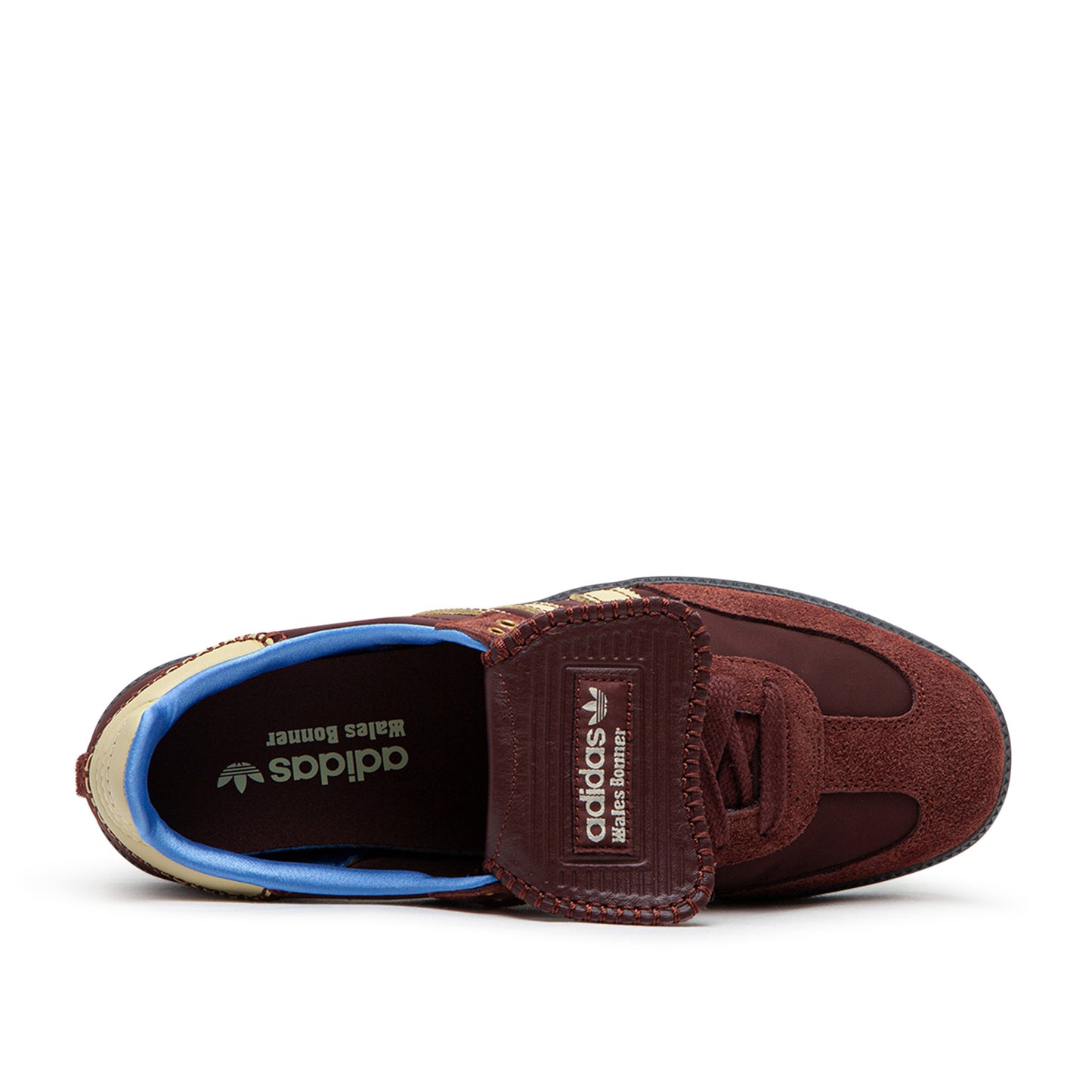adidas x Wales Bonner Nylon Samba (Weinrot / Beige / Blau) - Allike Store