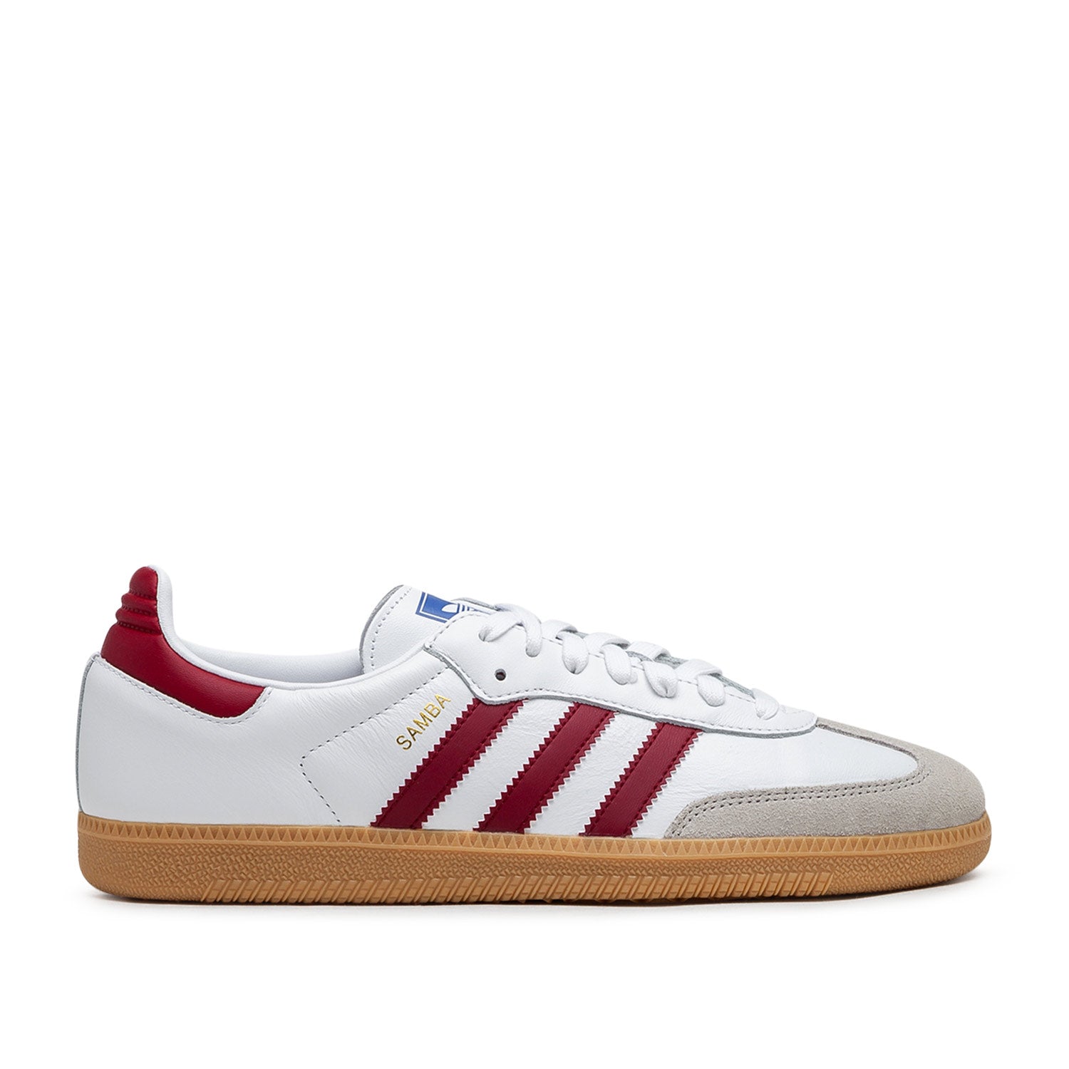 adidas Samba OG (White / Dark Red) IF3813 - Allike Store